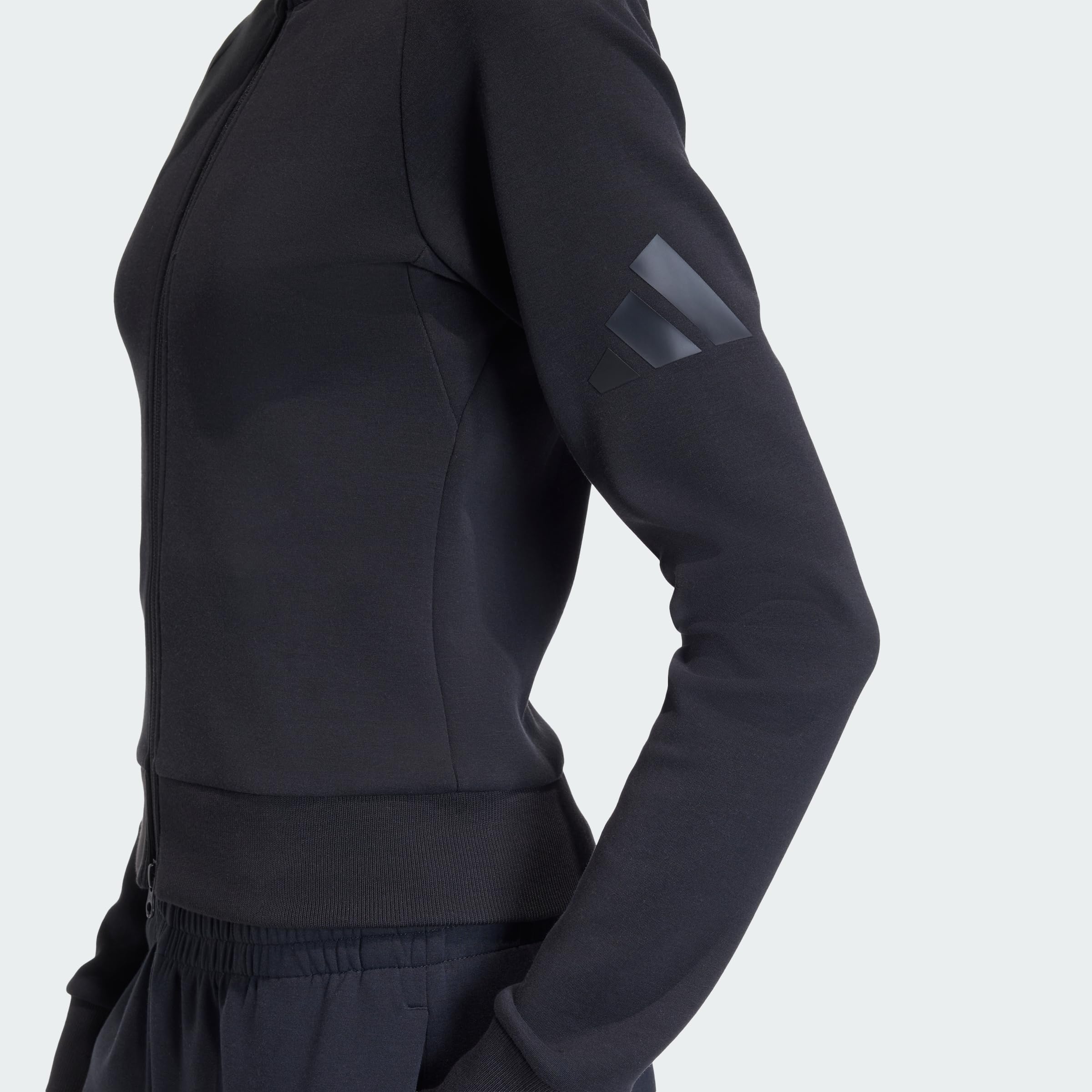 adidas Kobiety Soft Lux Slim Track Top Sweatshirt, black, XXL