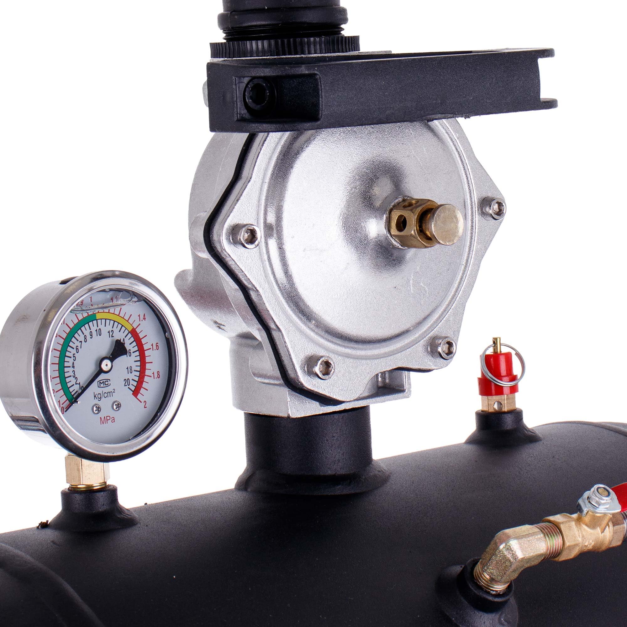 TC TECHNIC Inflator, Reifen, professioneller Reifenfüller, Schnelles Entlüften, Booster 20l, Reifenschockfüller, Airbooster, Luftkanone, Befüllhilfe, Luftkanone mit Glicerinmanometer