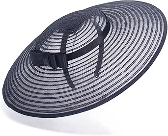 Fascinator Lawliet Con Rete – Cappellino Da Cocktail, Derby E Matrimoni – Taglia Unica Donna (Nero/Bianco)
