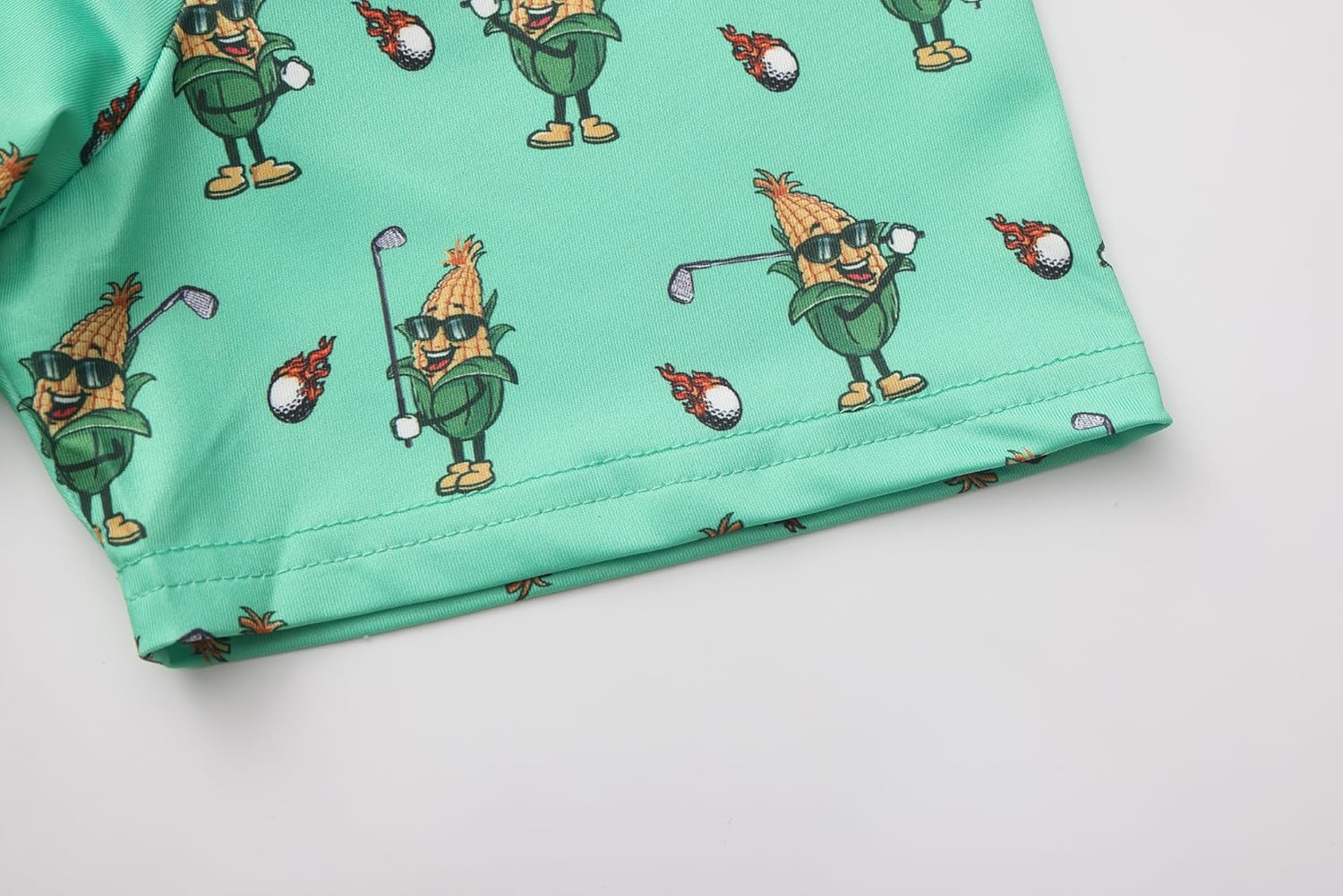 Mens Golf Polo Shirts Funny Golf Shirt for Men Short Sleeve Performance Moisture Wicking Dry Fit Polo Shirts for Men