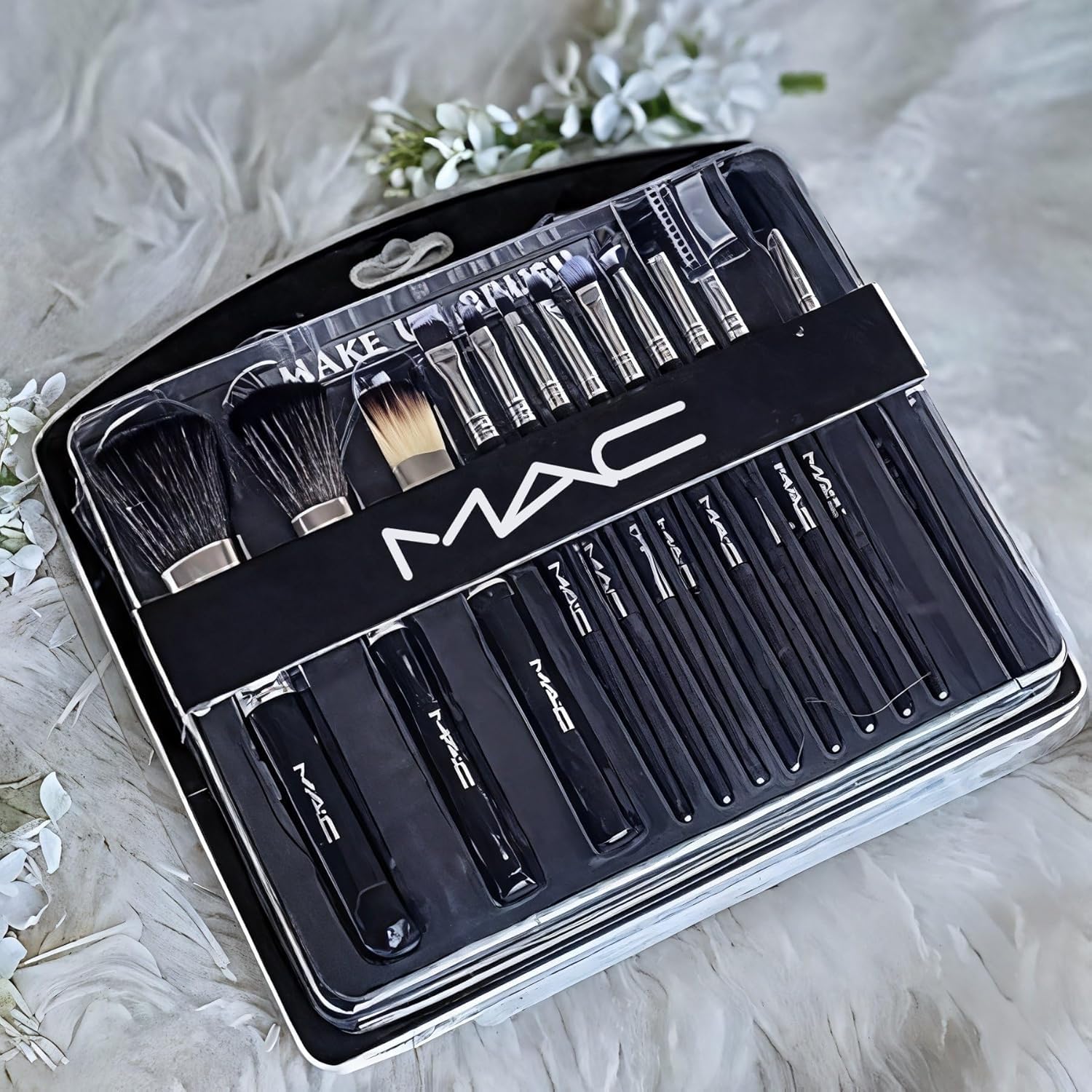 GIFTGROWM.A.C 13-Piece Professional Makeup Brush Set for Women & Girls – Complete Face & Eye Brush Kit for Foundation, Blush, Powder, Eyeshadow & Eyebrow Makeup-image-40