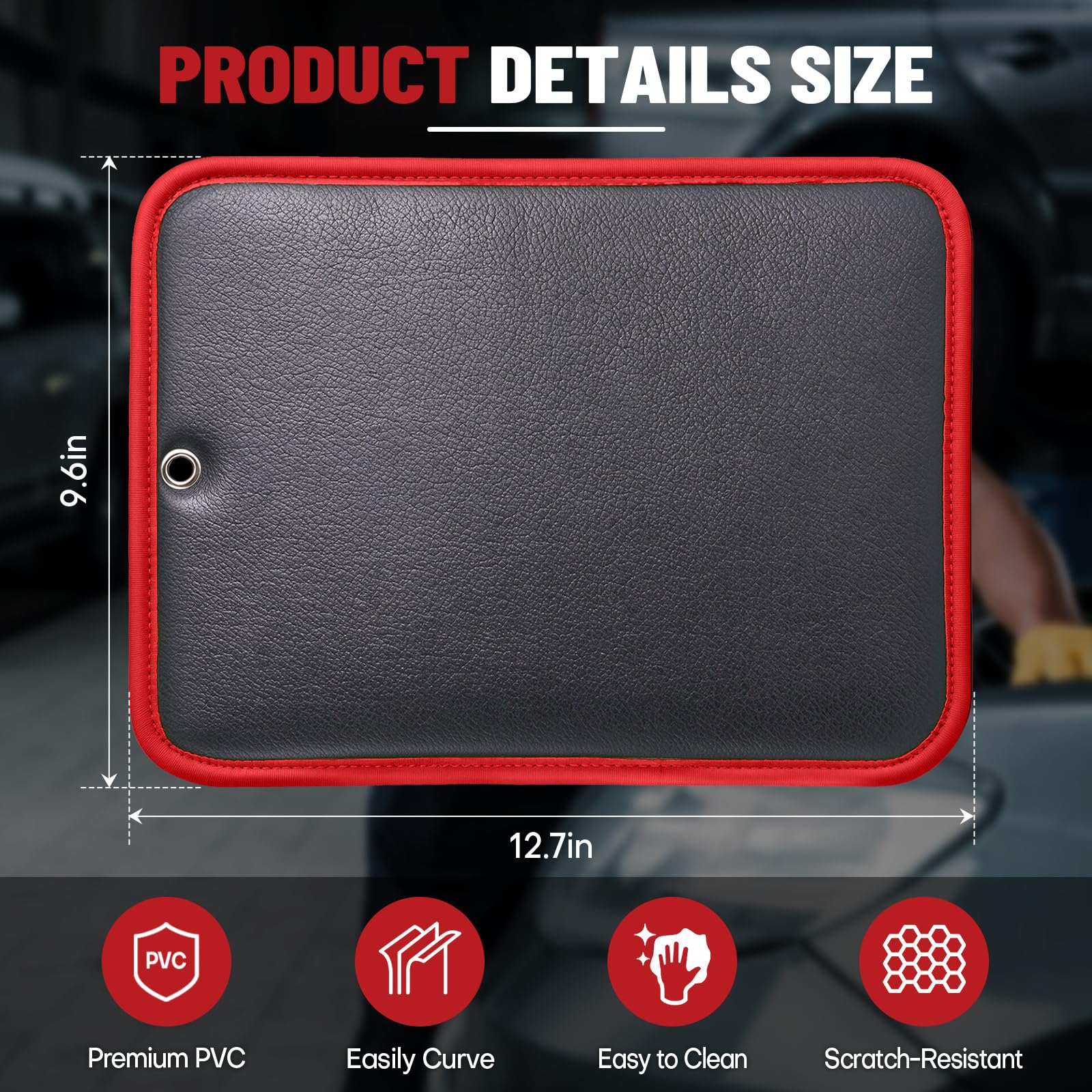 Magnetic Tool Mat - 40 Lbs Heavy Duty - 9.8"x12.9" Garage Organizer — Amazon image 2