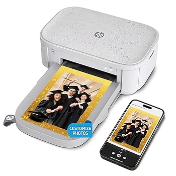 HP Sprocket Studio Plus 4x6 Wireless Instant Photo Printer, White