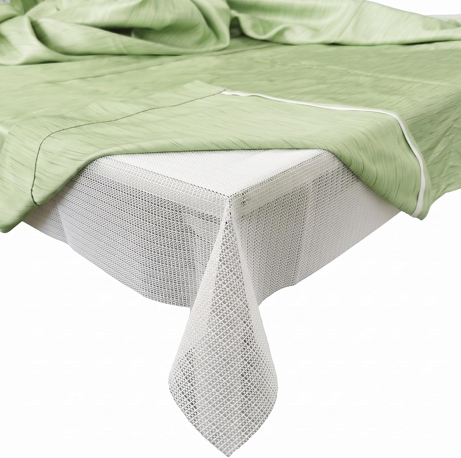 Tablecloth Underlay Non Slip Table Mat - 70" x 55" Table Protector Pad, Table Padding under Tablecloth, Anti Slip Tablecloth Underlay for Table, Anti Slip Pad, Non-Slip Rug Pad for Carpet