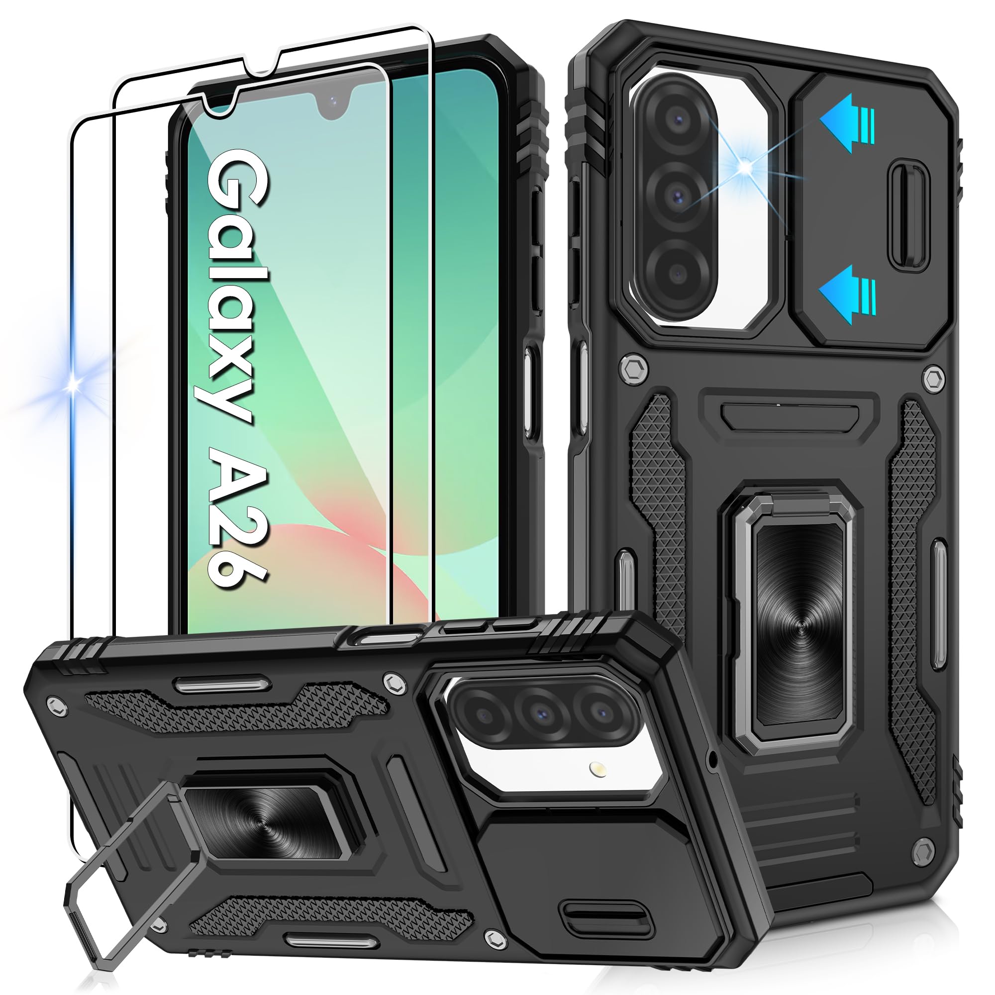 Jshru Handyhülle für Samsung Galaxy A56/A36/A16/A17 5G/A06/A26/A05S/S20/S21/S22/S23/S24/S25/S26 Hülle