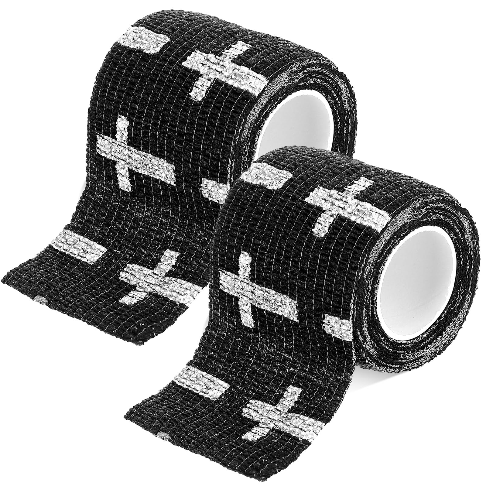 TrelaCo 1 Pcs Cross Tape Christian Athletic Tape 2IN X 15FT Elastic Wrist Wrap for Baseball Soccer Football
