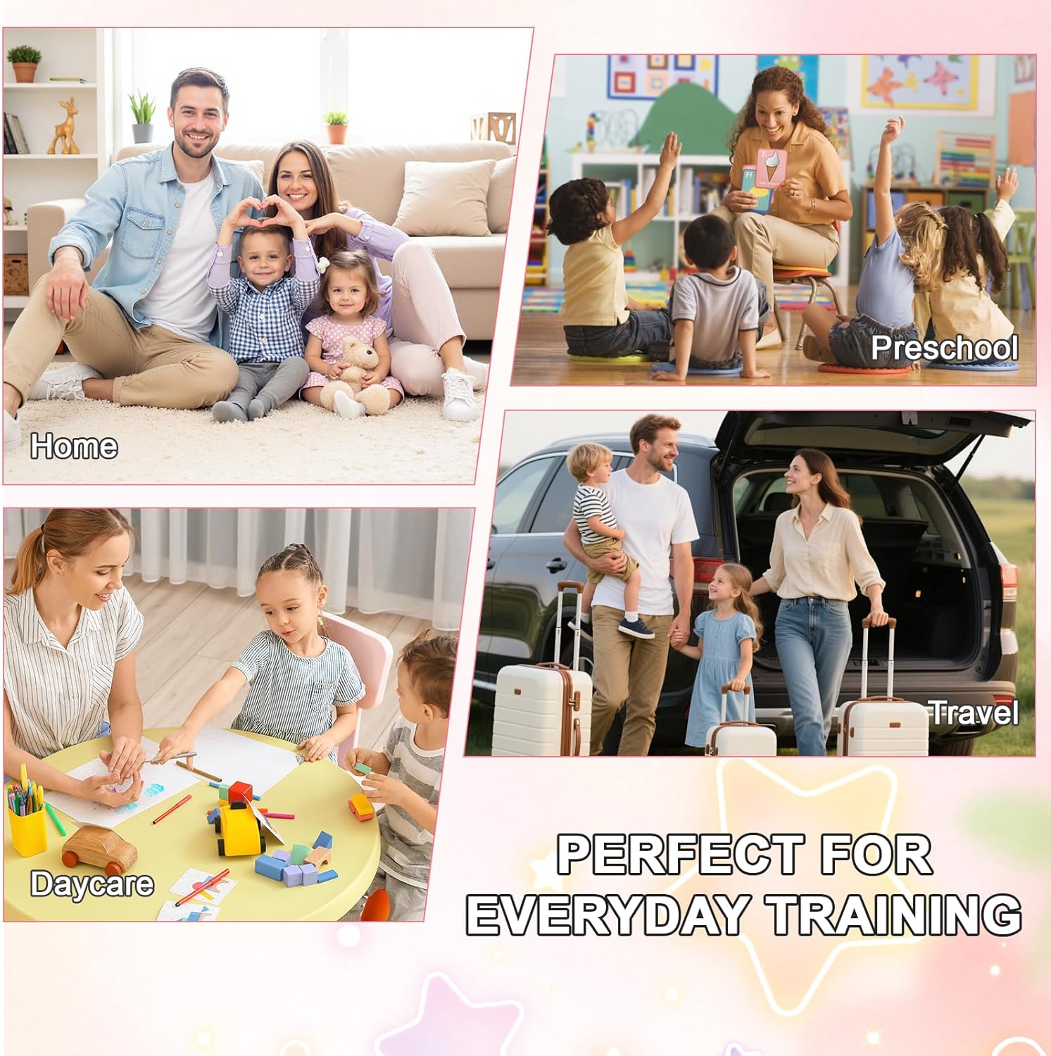 MooMoo Baby Toddler Girls Potty Trainer Briefs Absorbent Panty Cotton Potty Training Underwear 3T Cherry