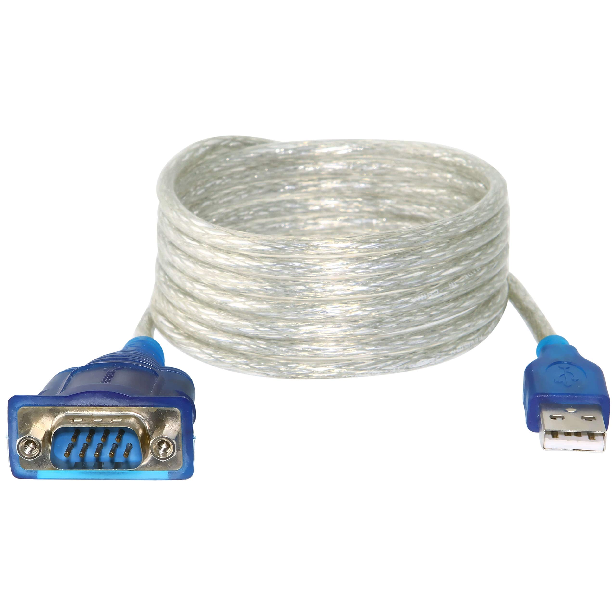 SF Cable, 6 ft USB to Serial RS232 DB9 Adapter (Prolific Chipset)