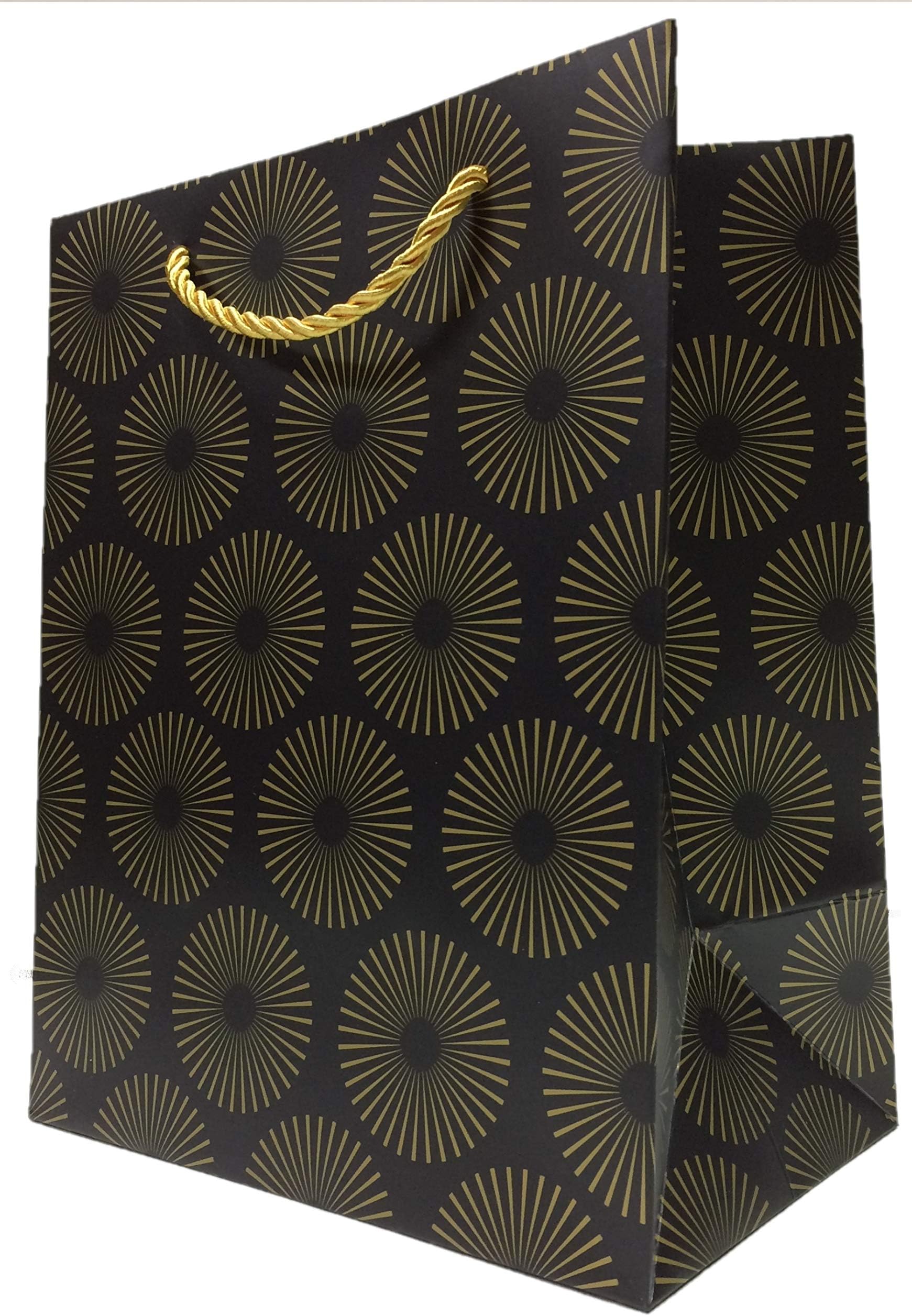 Black and Gold Starburst Gift Bags