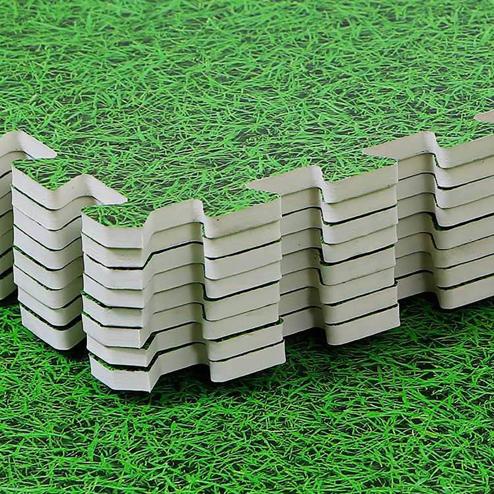 Tappetini Puzzle in Schiuma Eva, Tappetino da Gioco Ad Incastro per Bambini - Protezione del Pavimento, per Garage Esercizio Yoga Sala Giochi,8pcs