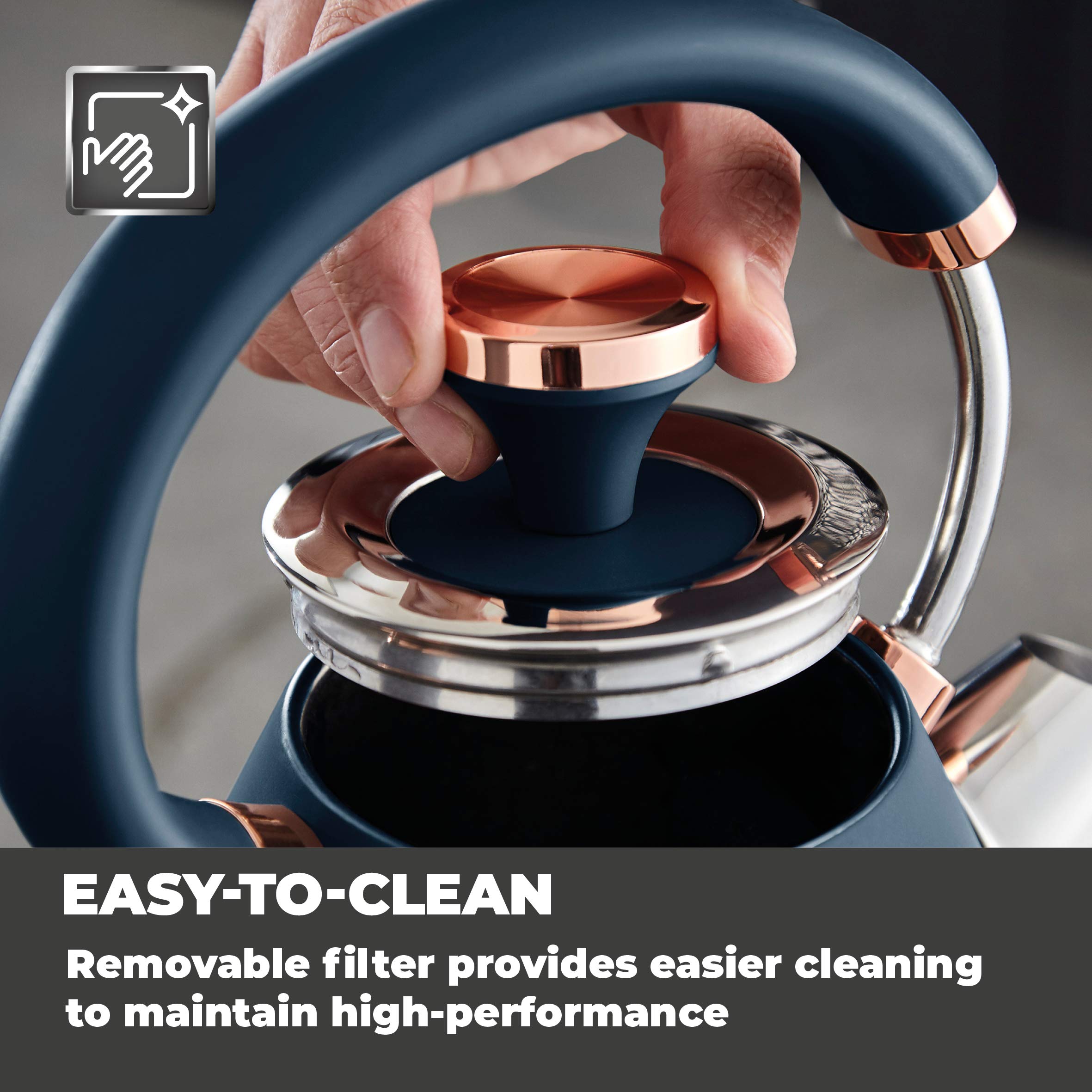 Tower Cavaletto Blue And Rose Gold Toaster Tower Cavaletto 7l Kw Pyramid  Kettle And Desertcart INDIA