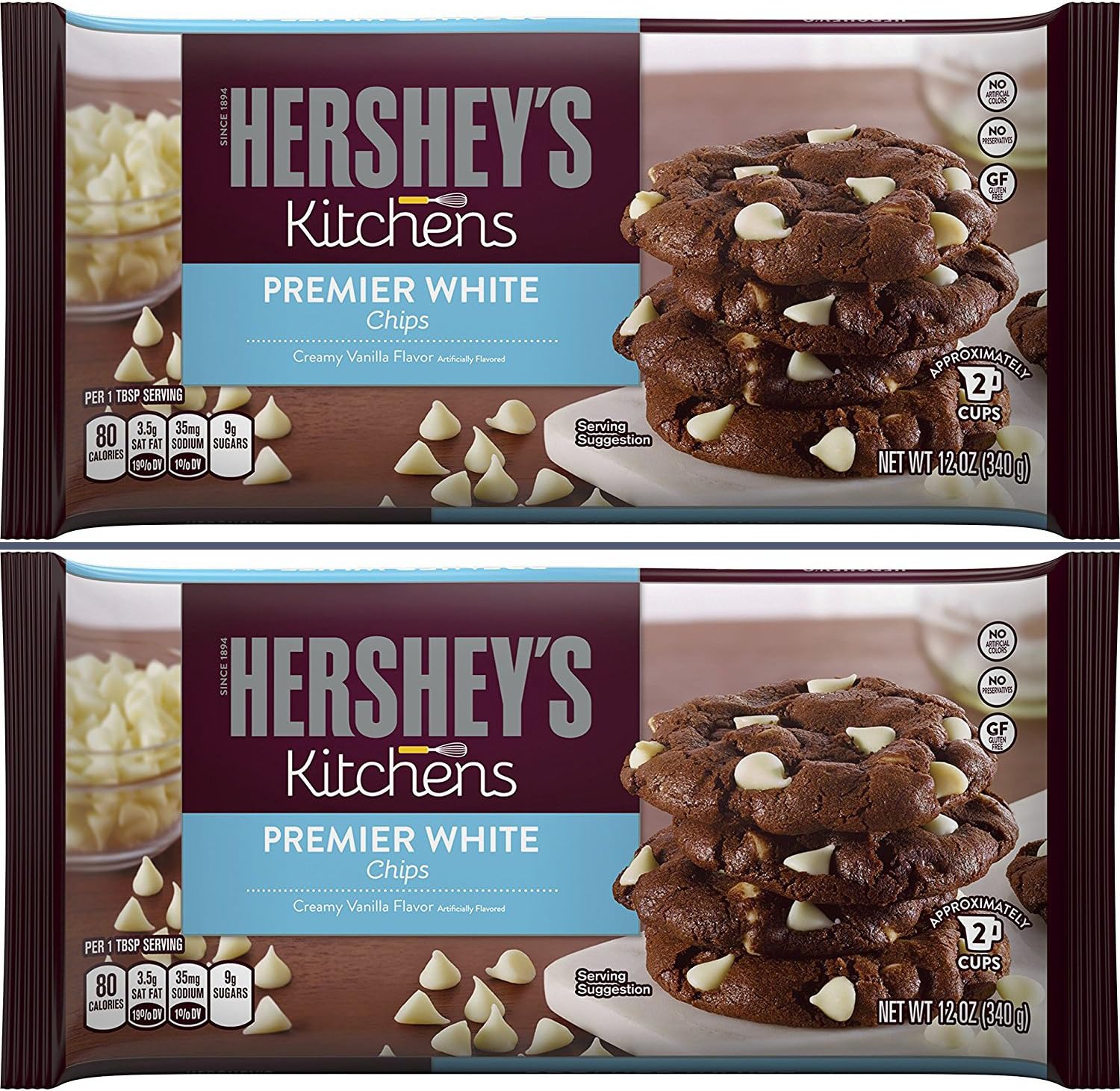Hershey's Premier White Baking Chips - 12 oz - 2 pk