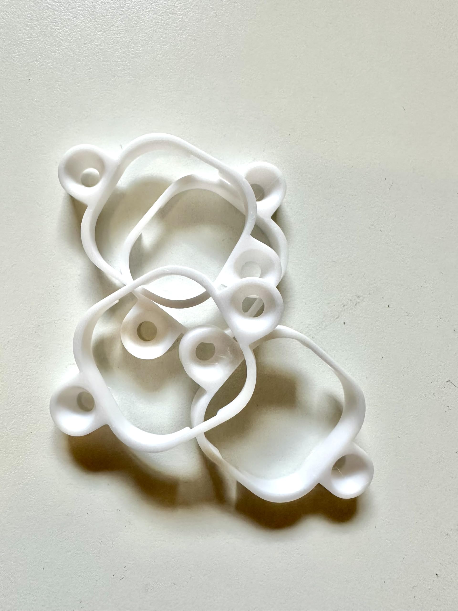 Mount for Pro Govee 100FT (H706) Permanent Lights for Soffit, Eaves, Clips for Installation (60 Pack) White