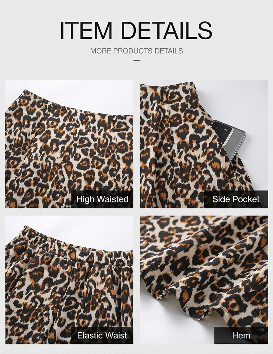 DERAX Women's Polka Dot Flowy Maxi Skirt A-Line High Waisted Vintage Retro Elegant 2026 Spring Summer Long Skirt with Pockets - Image 4