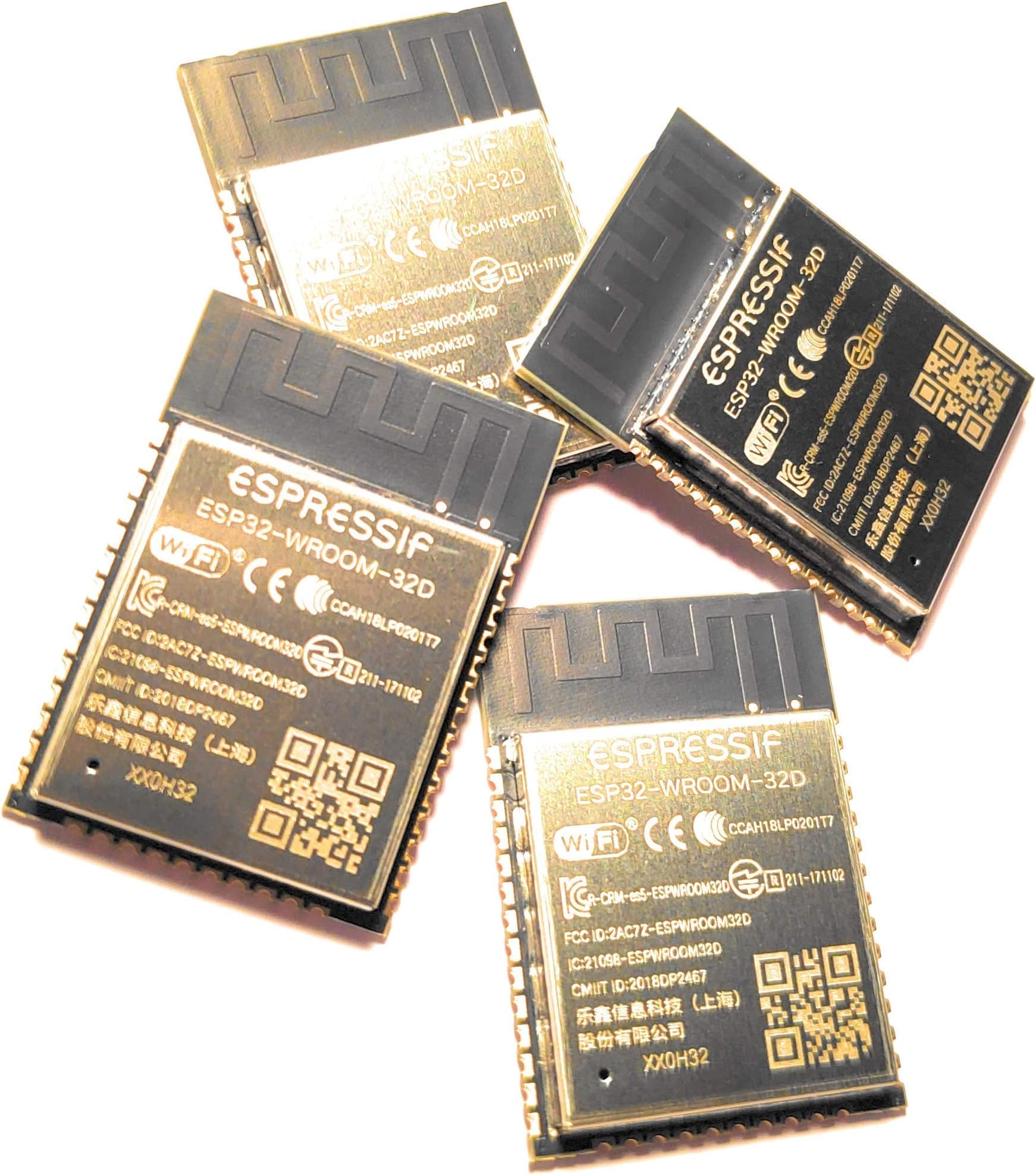 Espressif 4pcs ESP32-WROOM-32D, ESP32 WIFI+BT+BLE Module
