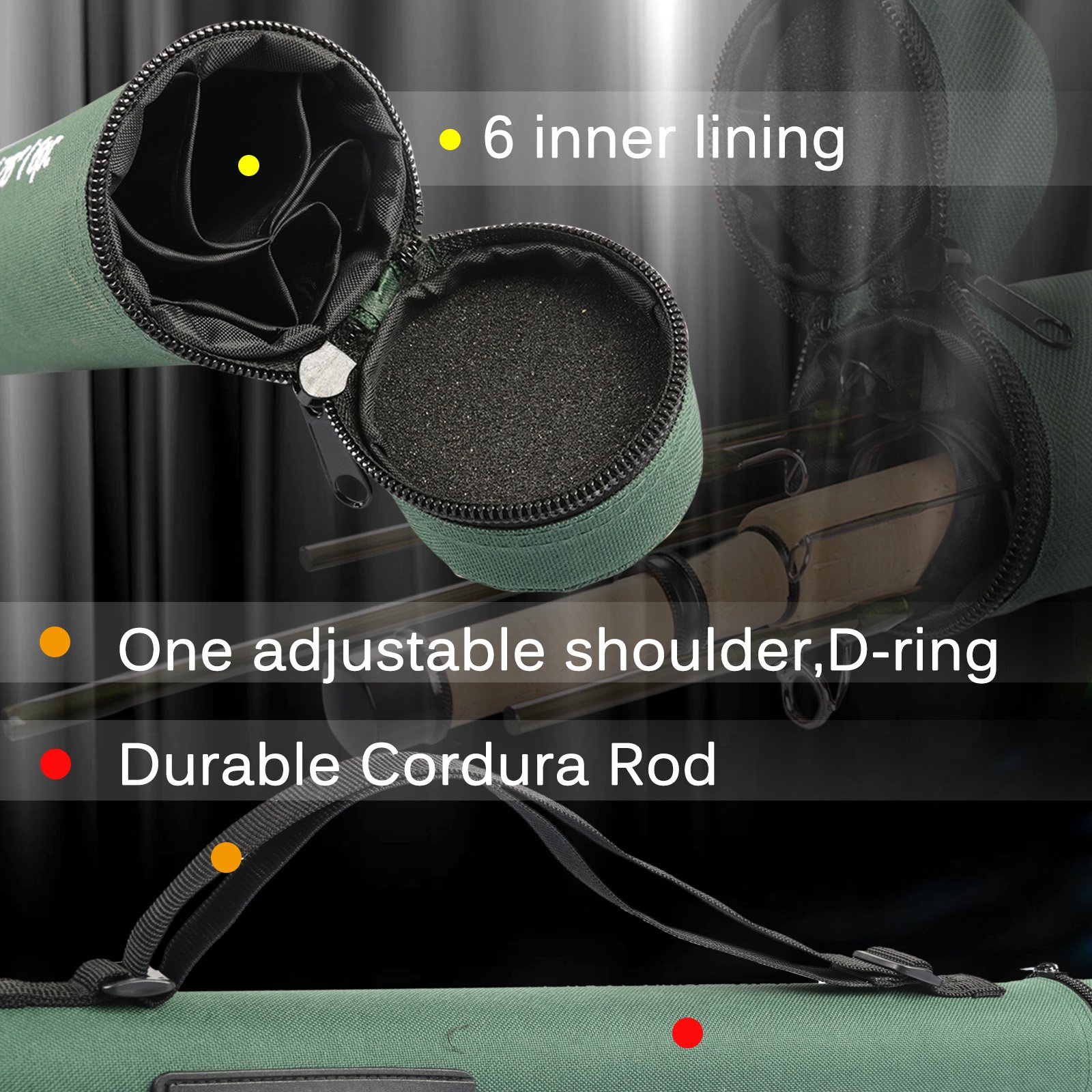 Amazon | Maxcatch Cruiserフライフィッシングロッド;2/3/4wt 6ピース