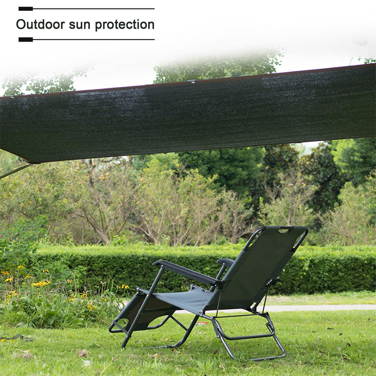 Rete Ombreggiante 85% 4x5 M - Telo Ombra Per Giardino, Balcone E Pergolati - Traspirante E Resistente Ai Raggi UV