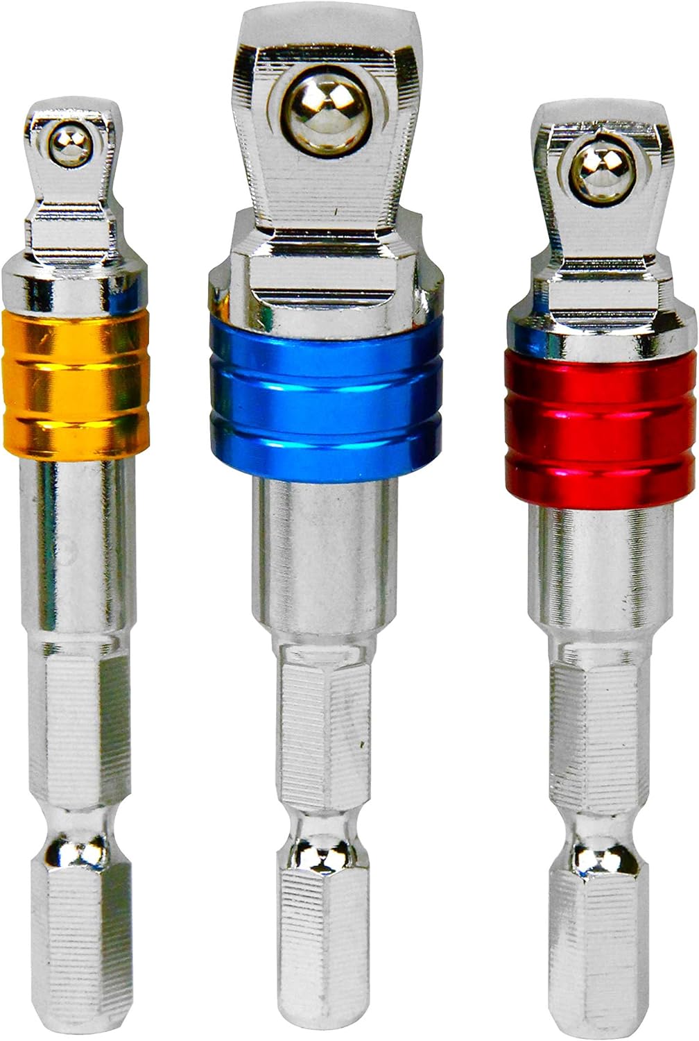 SK11 ESA-3F 2-Way Flex Socket Adapter Set, Insertion Angle 1/4 (6.35 mm), 3/8 (9.5 mm), 1/2 (12.7 mm)