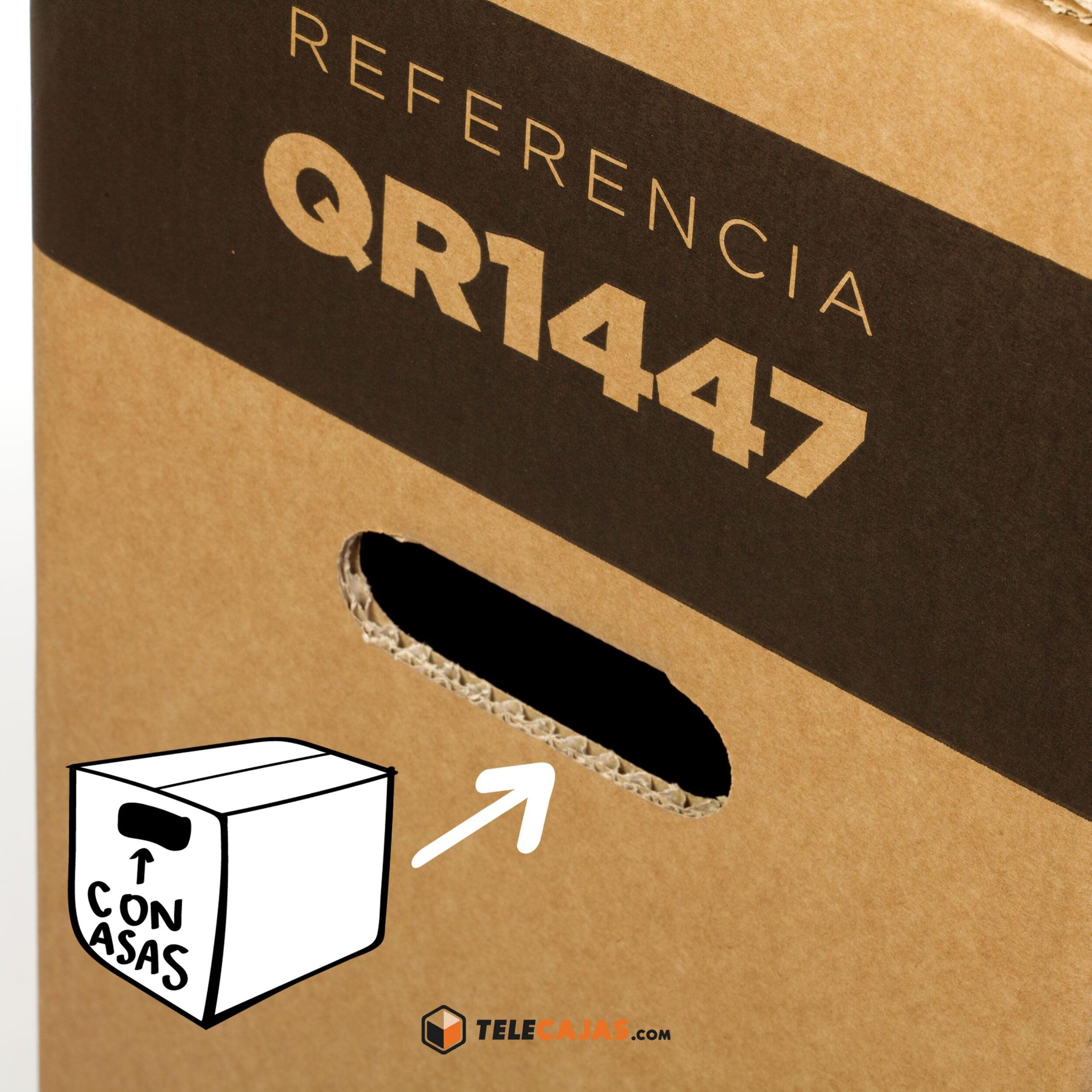 TELECAJAS | Caja para Bicicleta de Cartón Reforzado – Doble Onda, Solapas Dobles y Asas Resistentes – Ideal para Envío, Mudanzas o Almacenamiento – 140x25x80 cm con | Cinta Adhesiva Regalo