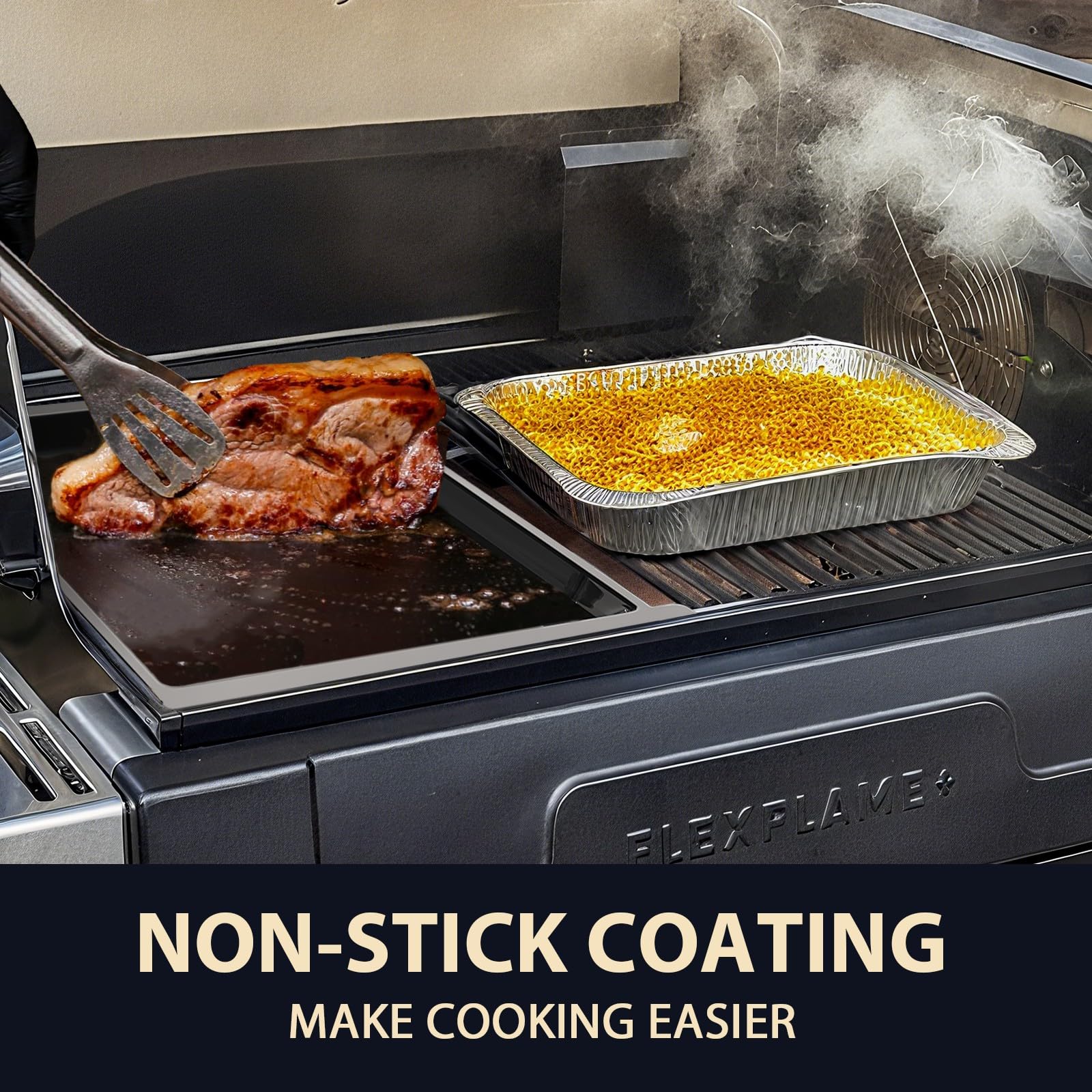 Amazon.com : Utheer Half Ceramic Griddle Plate for Ninja FlexFlame