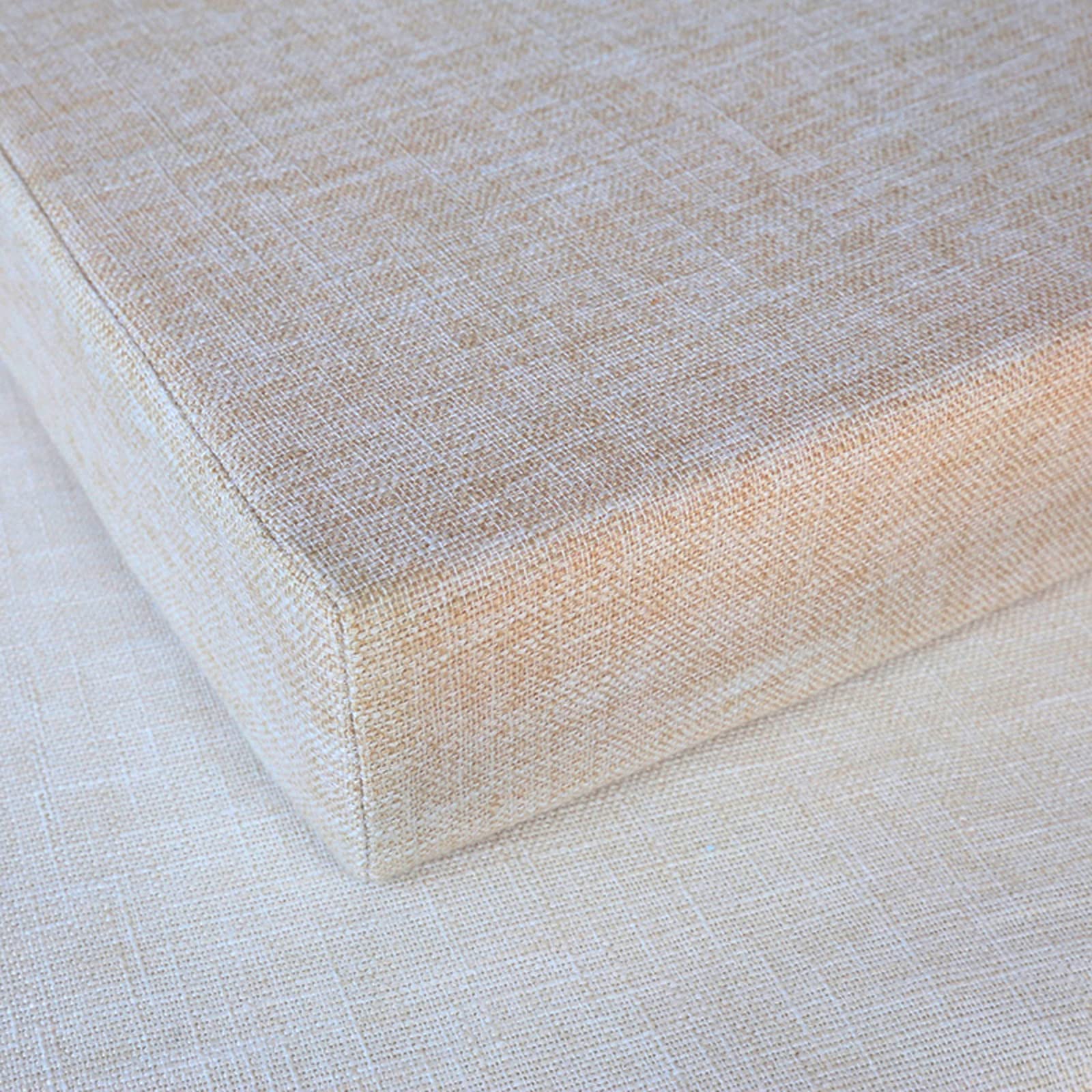 Not-slip Mat,Suitable For Kitchen,Dining Room Office Chairs,Comfortable And Back Pain Relief,Meticulous Workmanship-Beige 50cm×50cm×5cm