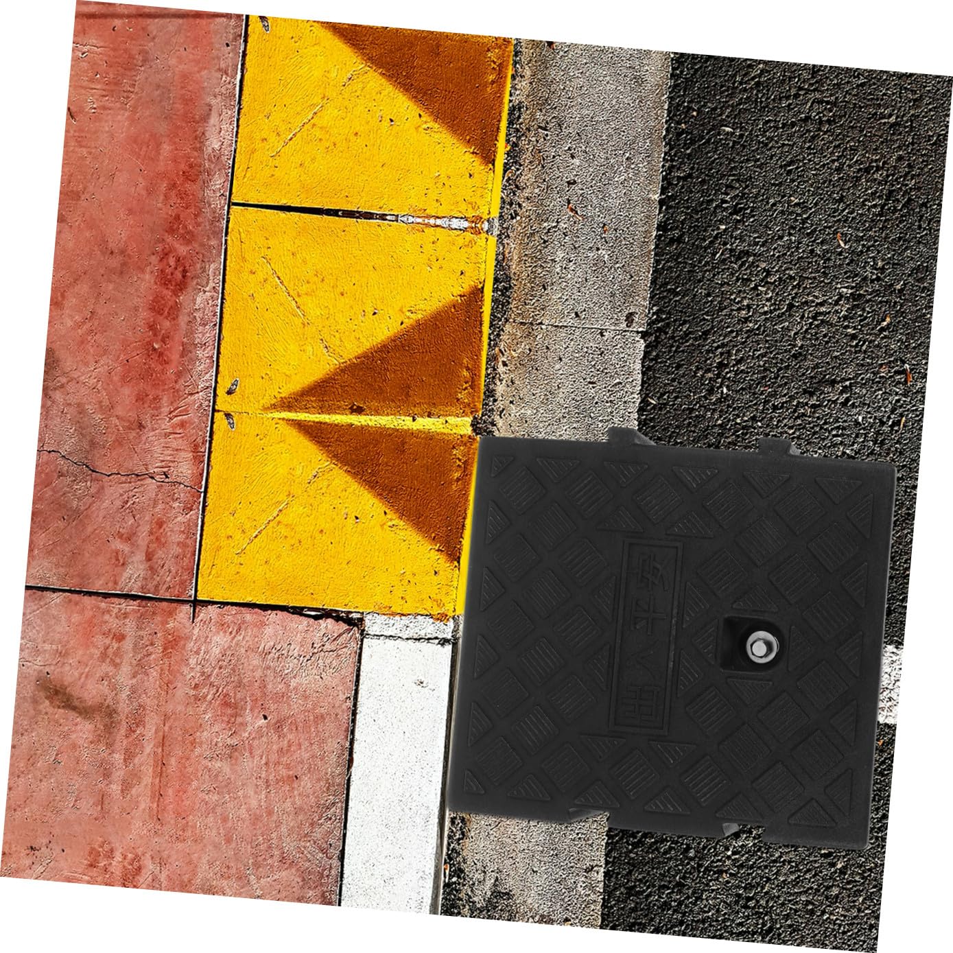 OUNONA 2pièces Rampe de Trottoir pour Fauteuils Roulants Compatible Véhicules et Allées de Garage