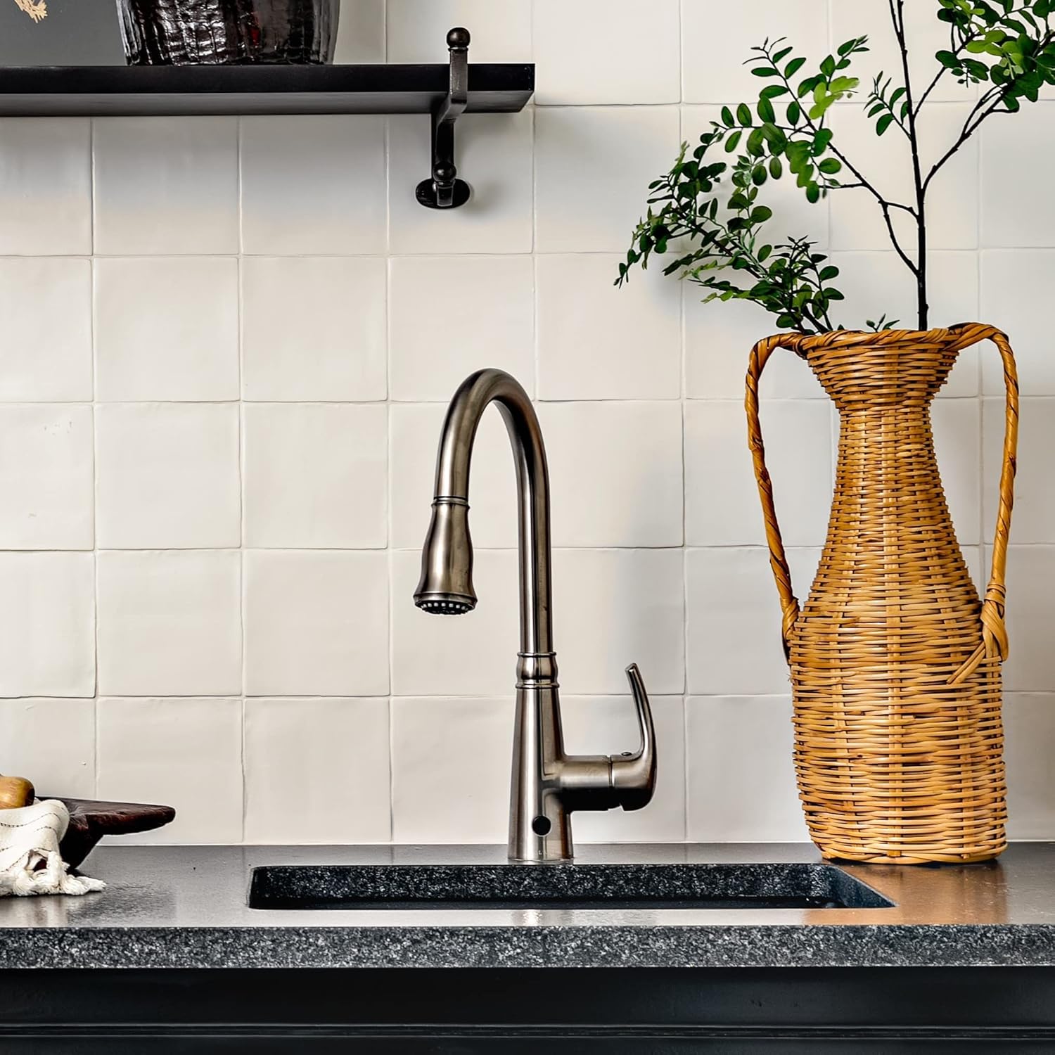 Lulani Moorea Dual Sensor Pull-Down Kitchen Faucet - Brushed Nickel