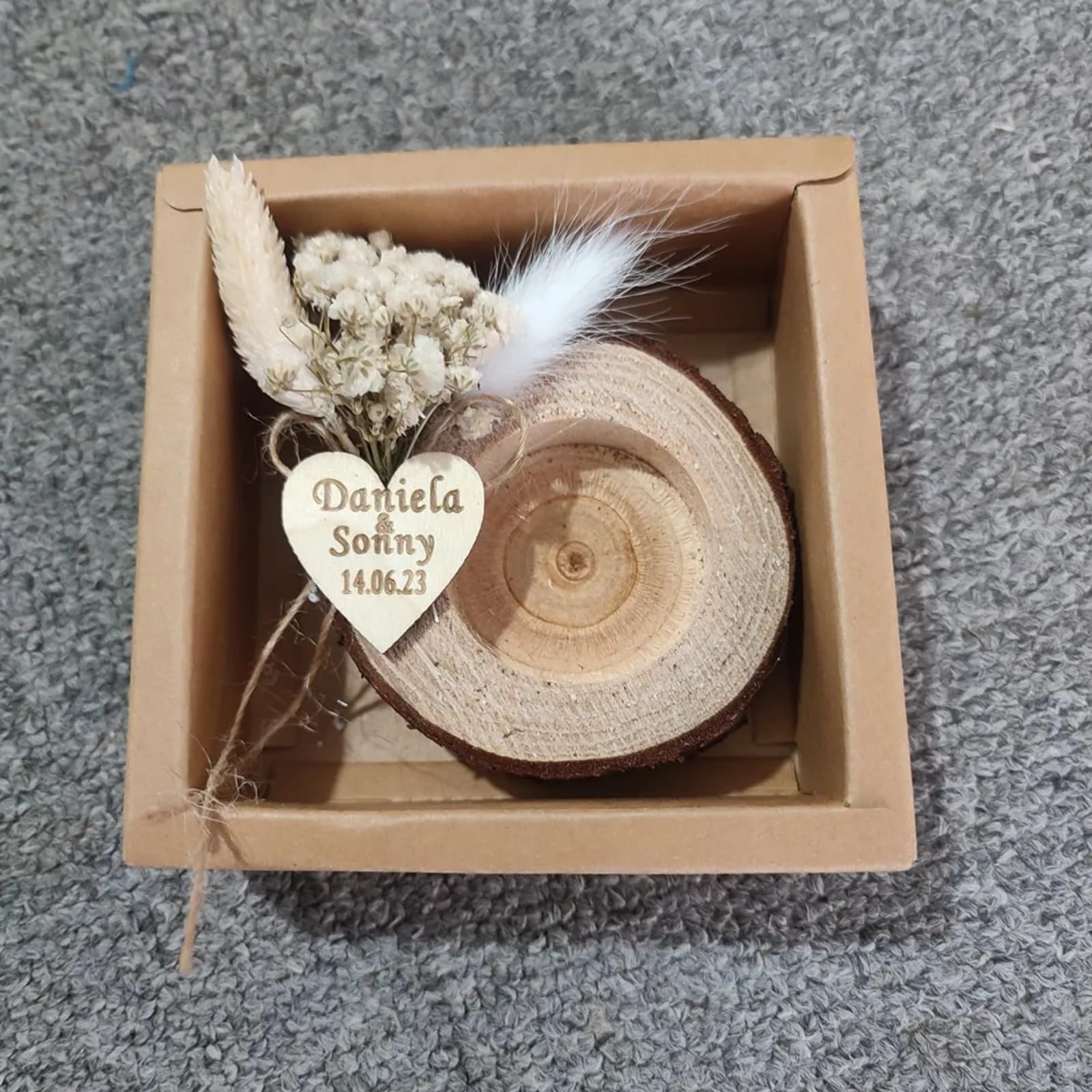 Personnalisée Bougeoirs en Bois pour Bougies Chauffe-Plat, Personnalisée Bougie,étiquette Personnalisée Mariage,Bougies De Mariage pour Invités,Bougeoirs,Décorations De Mariage. (10pcs)