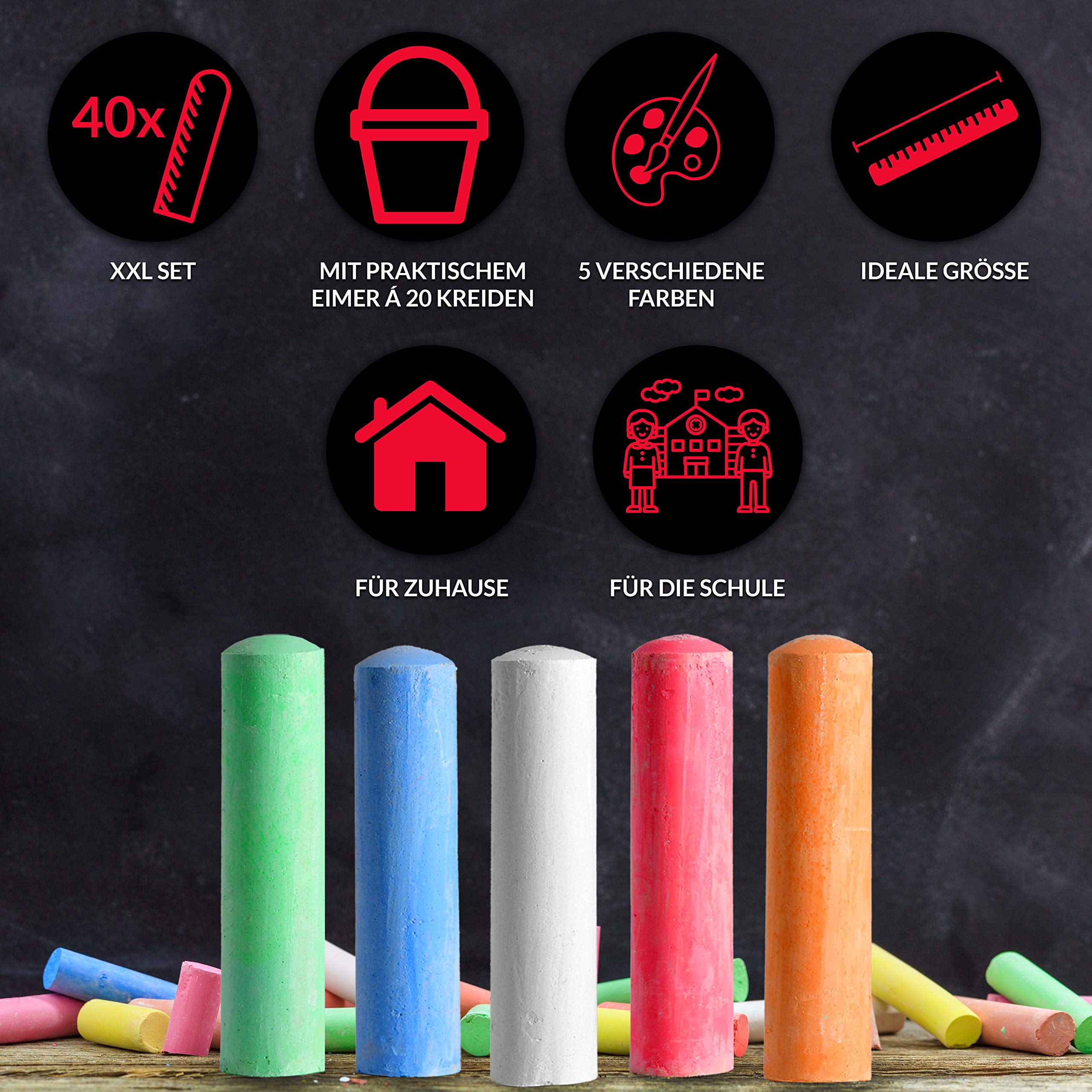 Kit De Coloriage BIC Kids - 12 Feutres + 12 Crayons De Couleur + 12 Craies Plastidecor - Étui De 36 Pièces Pour Enfants