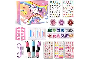 Sparkle Unicorn Nail Art Kit for Girls