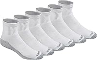 Dickies Men's Dri-Tech Moisture Wicking Quarter Socks Multipack (6/12/18 Pairs) M-XXL Dry Comfort Fit