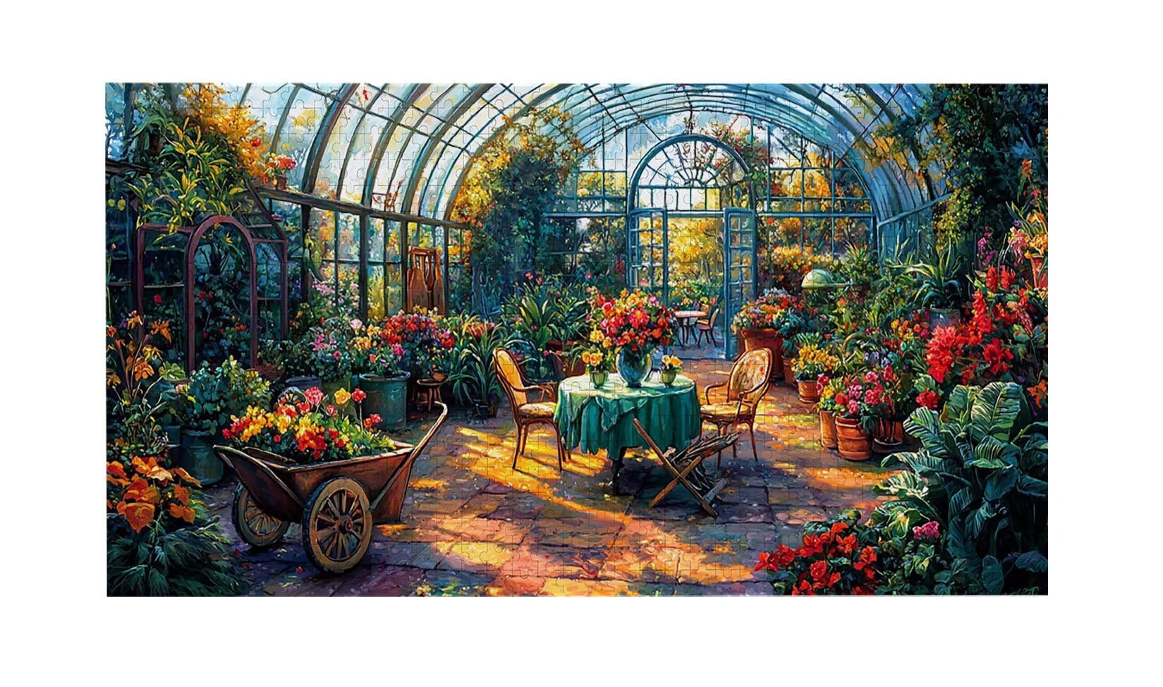 Puzzle dla dorosłych 1100 elementów, Puzzle do pokoju kwiatowego, dla dorosłych Puzzle klasyczne i od 14 lat junior, rodzinna rozrywka domowa puzzle prezent 87x42cm l-413