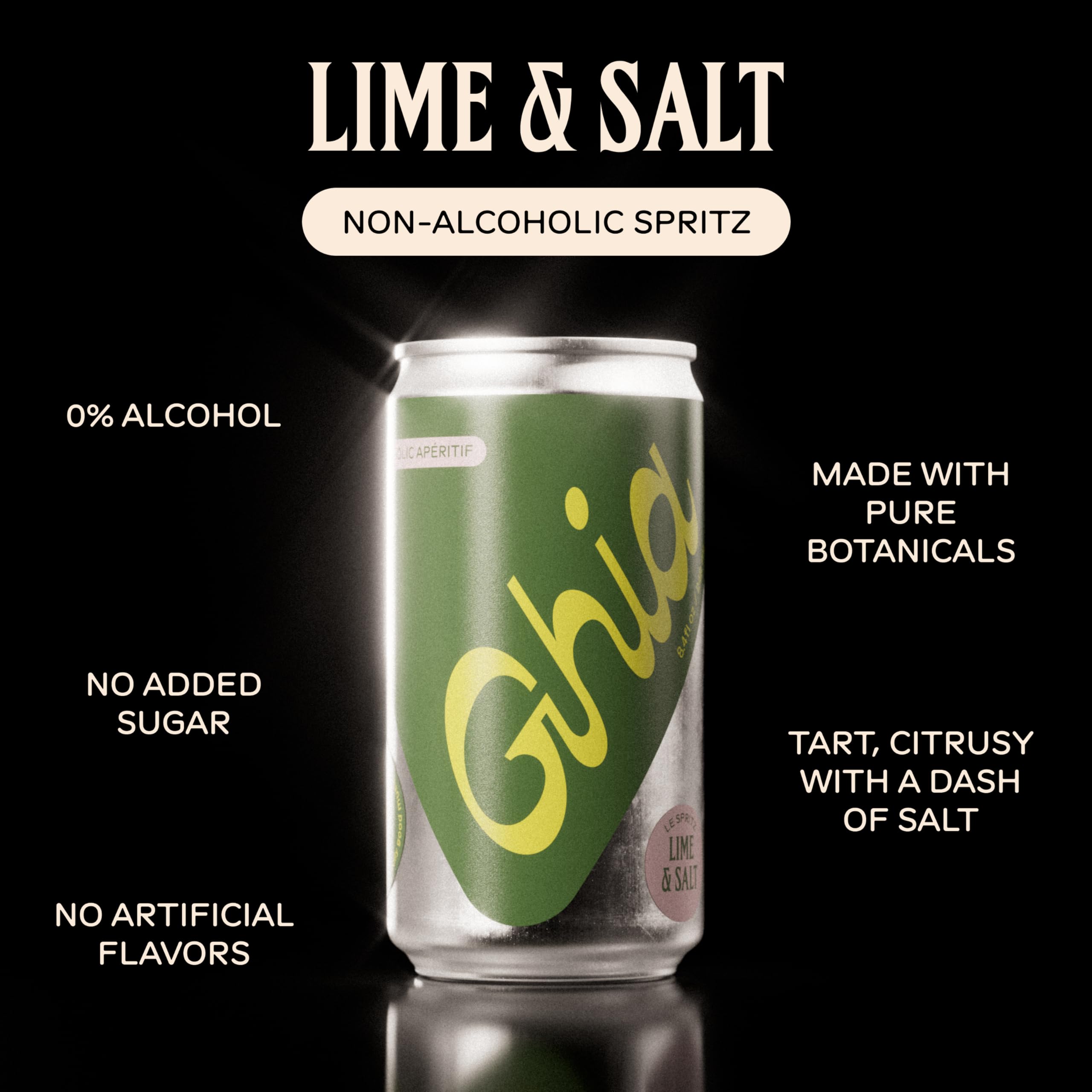 Ghia Le Spritz Limette und Salz 12er-Pack