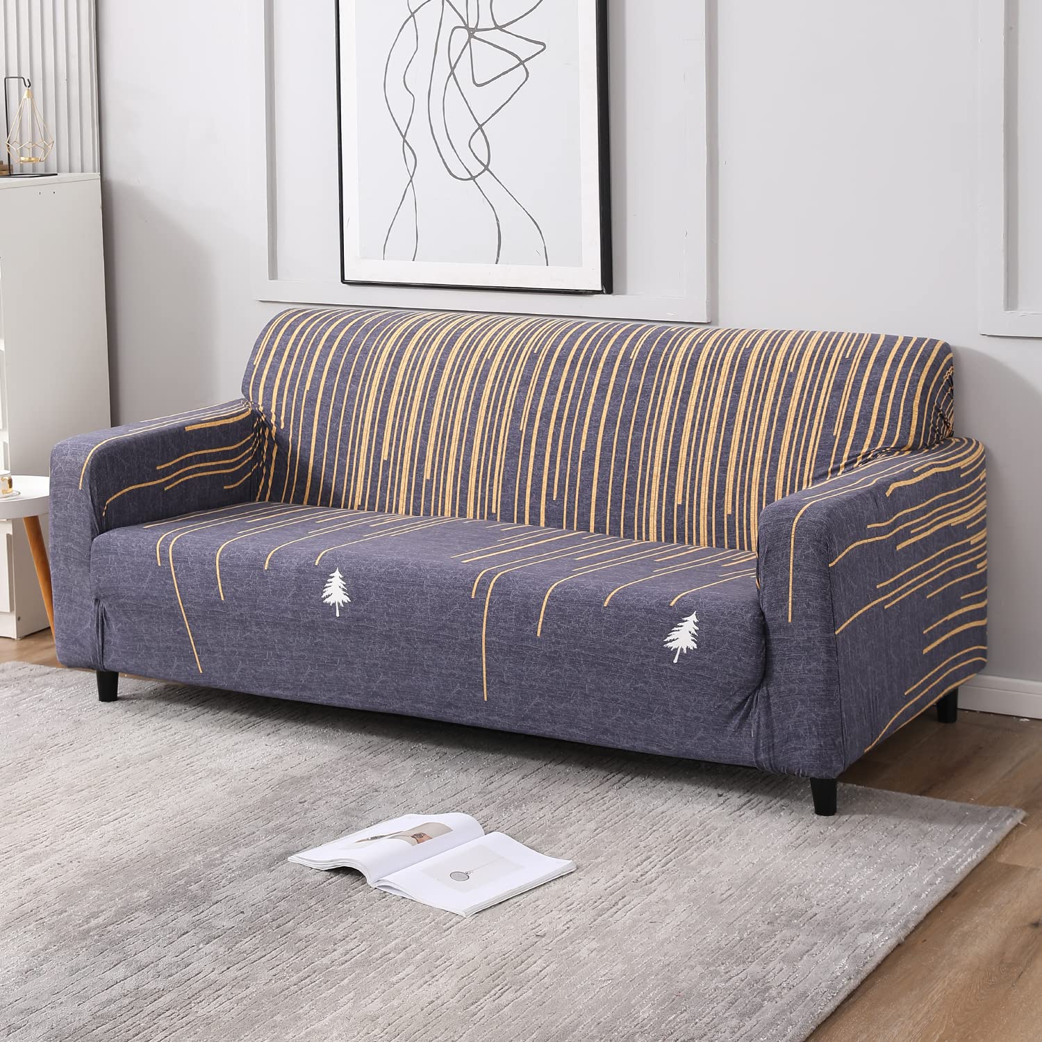 HOKIPO Elastic Stretchable Universal Sofa Cover 3 Seater (AR4101S10