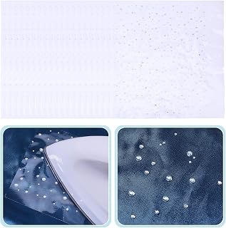 FREEBLOSS 20Pcs Glitter Rhinestone Iron on Transfers 20 Sheets Heat Transfer Rhinestone Hotfix Appliques Hot Melt Sparkle Flat No Sew DIY Bling Patches for T-Shirts, Hats, Bags 9 * 11.8''/Pcs