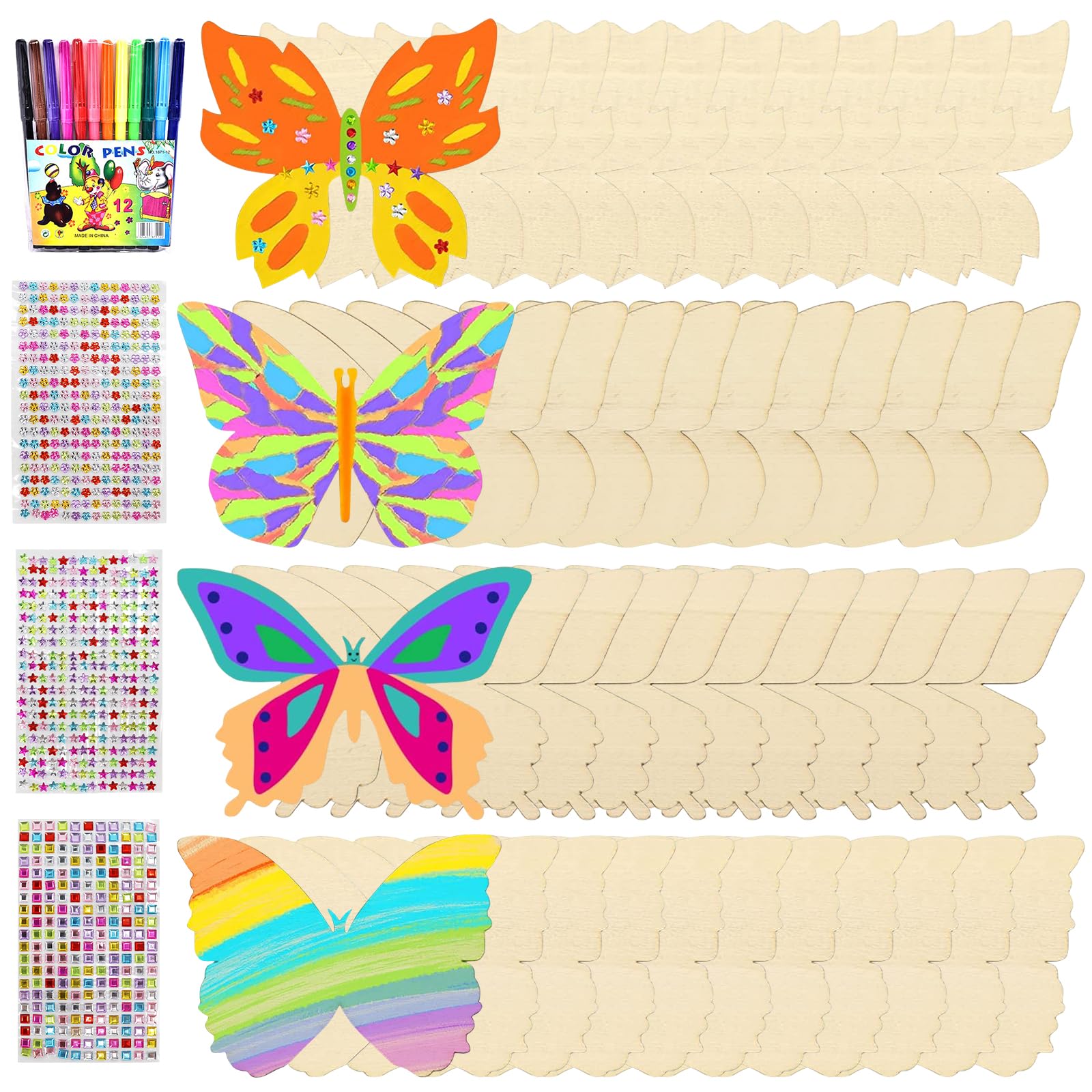 Schmetterling Servietten 40 Stück - Frühlings Deko Für Ostern & Geburtstag, 33x33cm