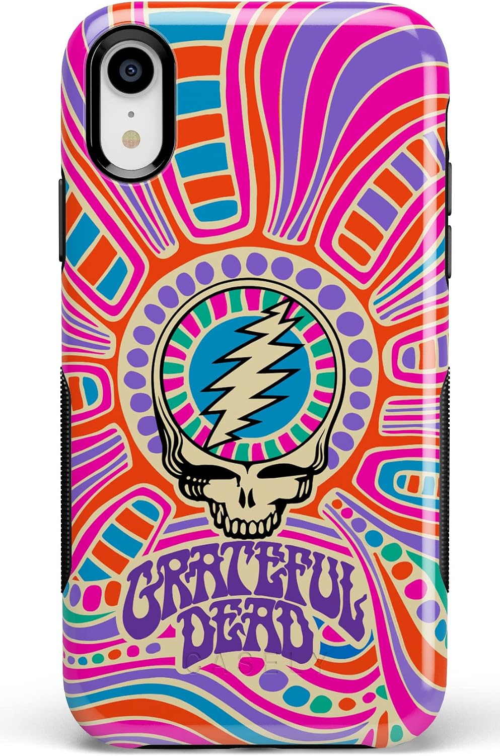 Casely iPhone XR Case | Art of Chaos | Grateful Dead Skull | Bold Protective Design