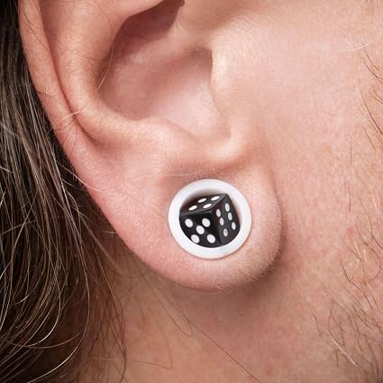 Tribal Horn Plug Shiva Auge Shivaauge Organic Plugs Piercing Ohrstecker Unisex Schwarz Tunnel Expander
