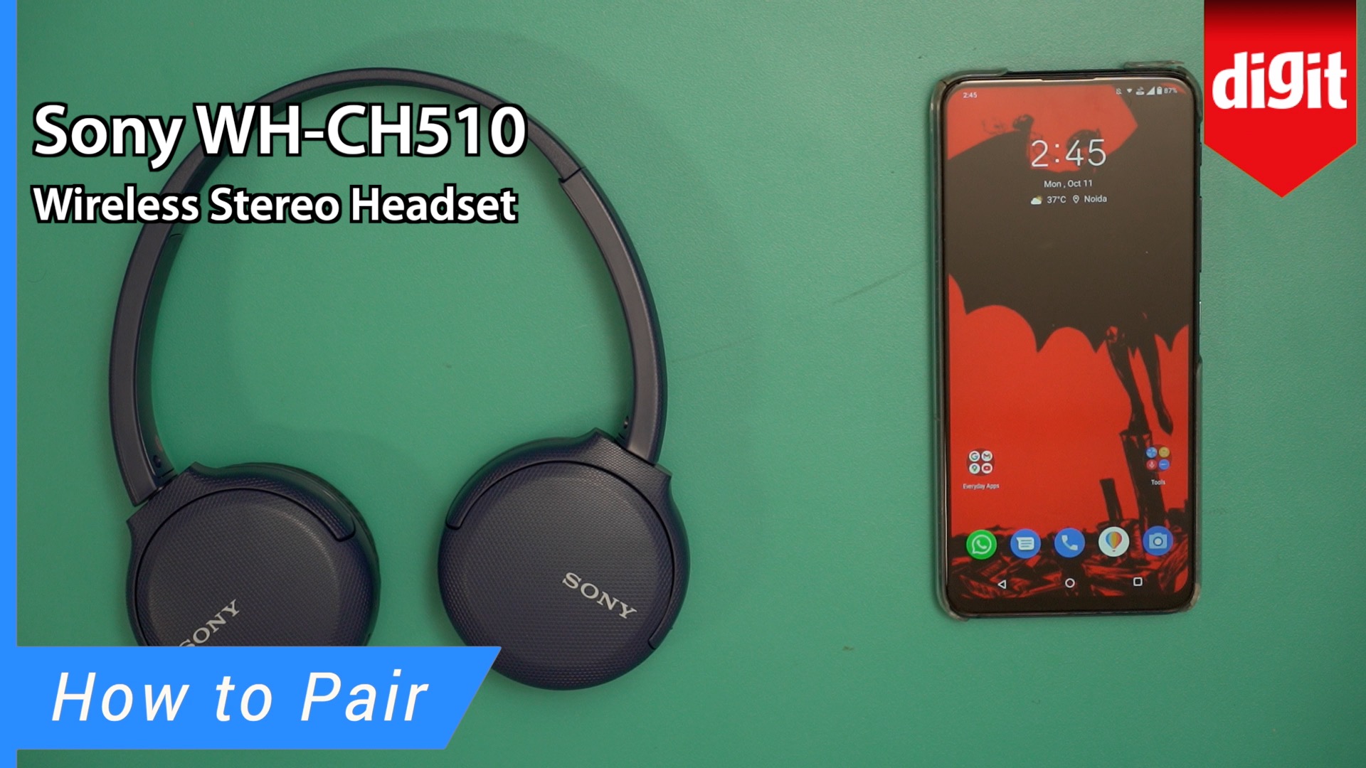 Watch Sony WH-CH510 Wireless Stereo Headset How to Pair on Amazon Live