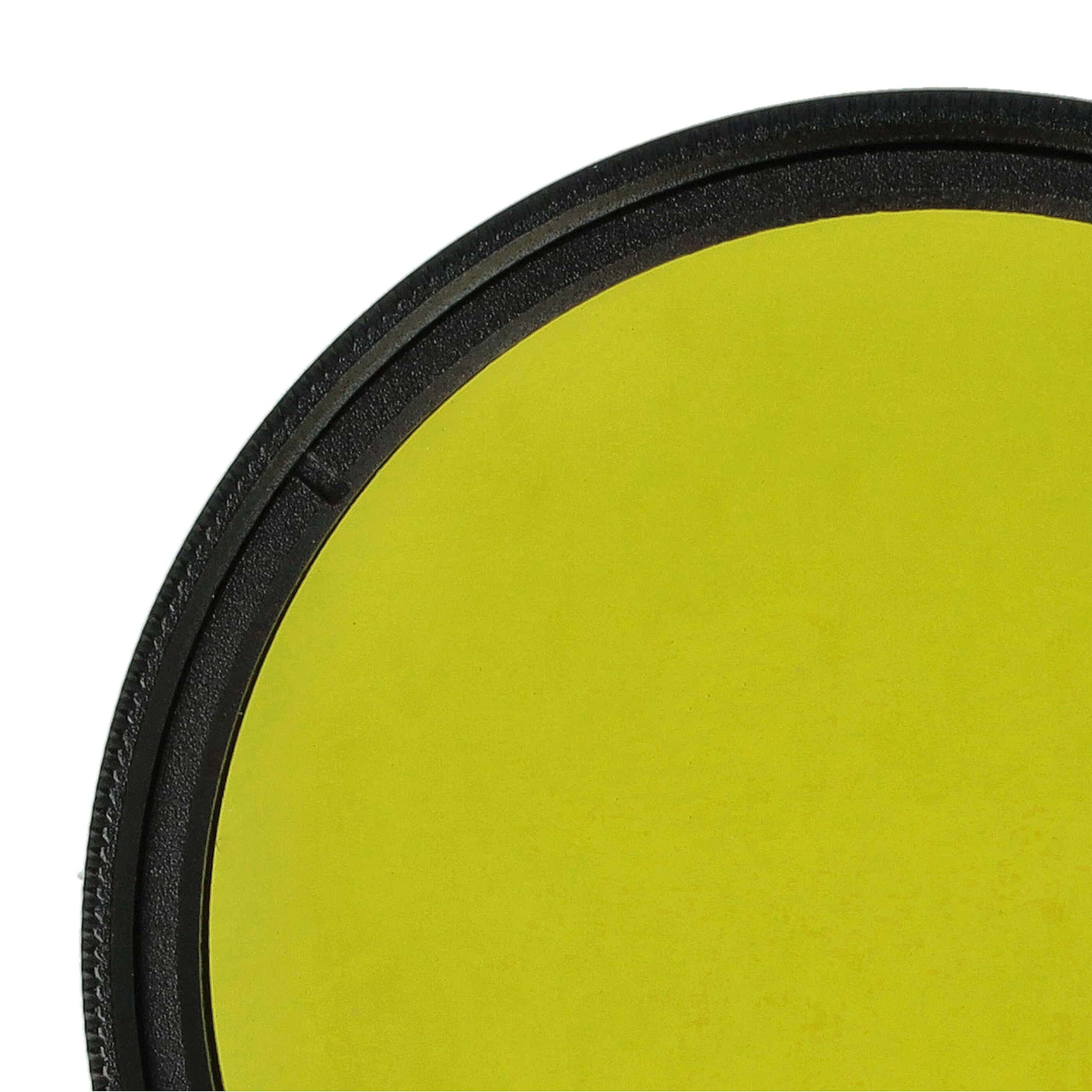 vhbw Uniwersalny filtr kolorów do obiektywów z gwintem 49mm - Żółty filtr