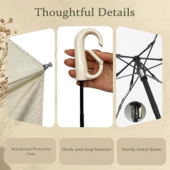 Mini Travel Essentials Umbrella Carabiner Small Portable Hand Held