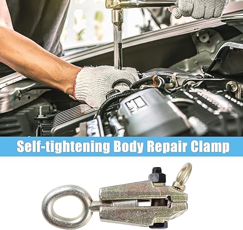Miniatura 2 de X AUTOHAUX Abrazadera de reparación de cuerpo universal de 5 toneladas autoapretada para automóvil, camiones, carrito de golf, ATV, UTV, abrazadera