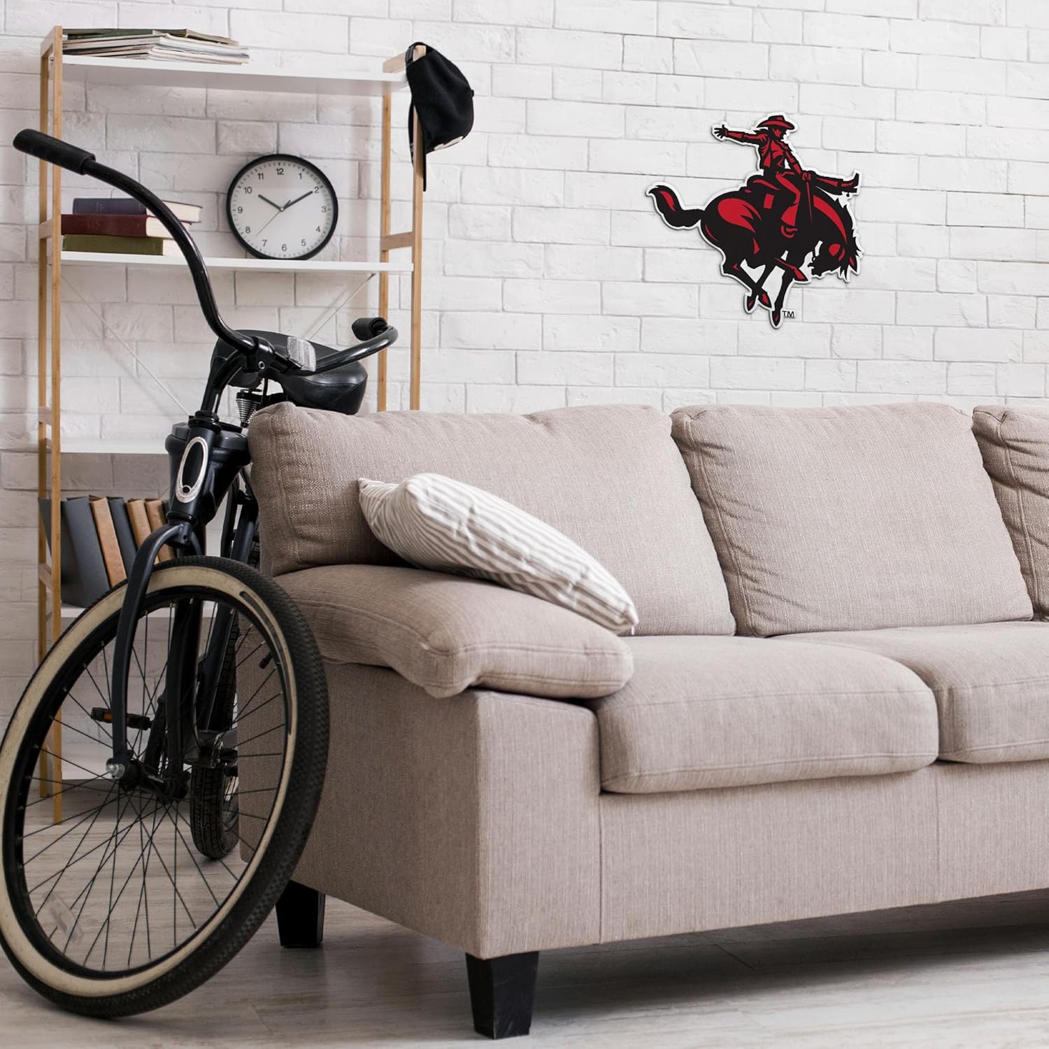 Rico Industries NCAA Northwestern Oklahoma State Rangers Shape Cut Pennant - Home and Living Room Décor - Soft Felt EZ to Hang - Image 3