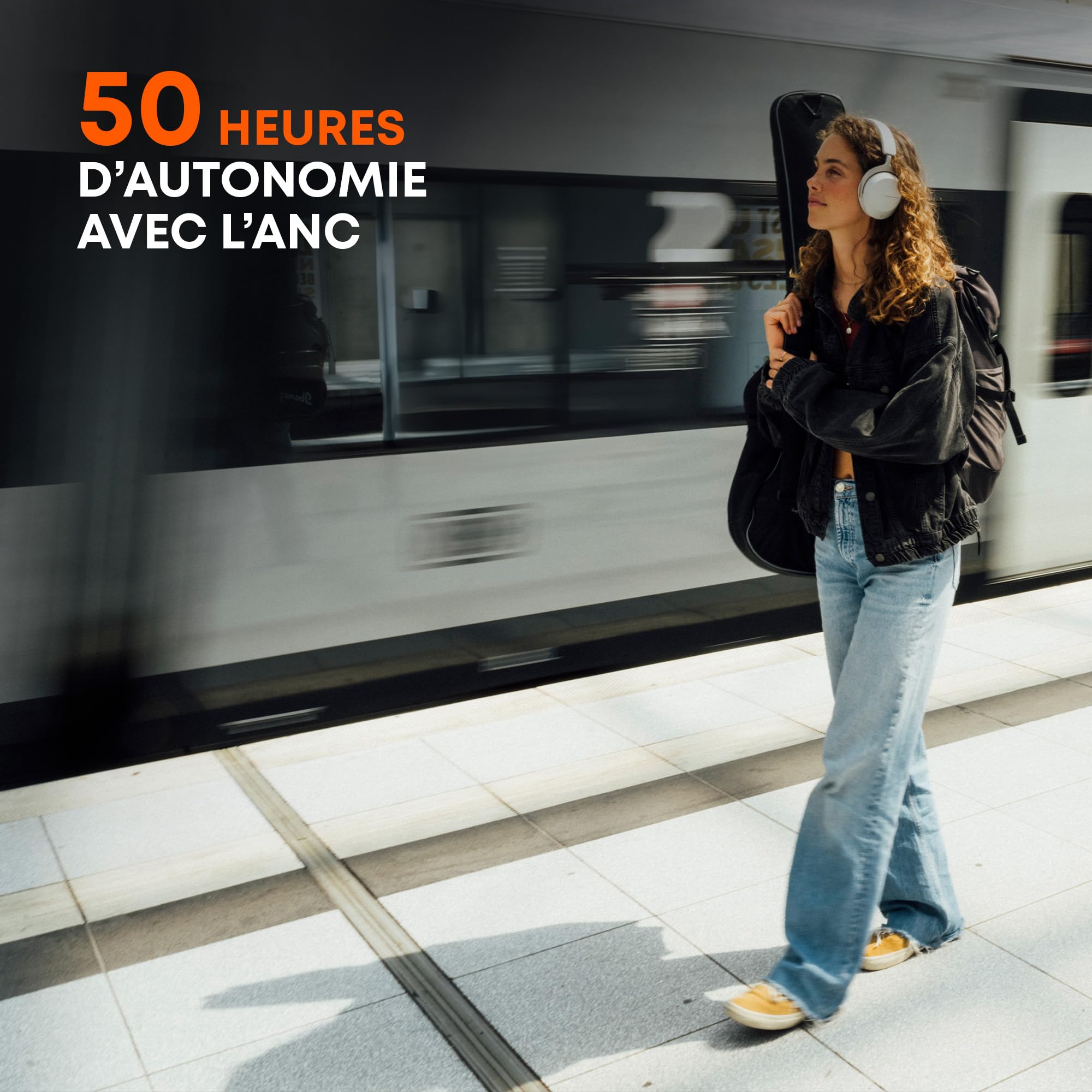 beyerdynamic AVENTHO 300 Casque sans Fil Supra-auriculaire avec ANC, 50 h d'autonomie, Bluetooth® 5.4, Audio 3D, Stellar.45, en Noir - Nouvelle Mise à Jour Disponible Via l'application