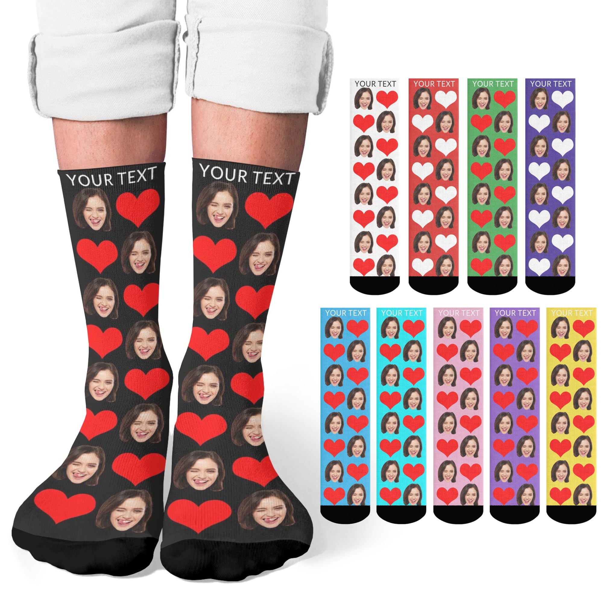 Individuelle socken mit bild Clearance