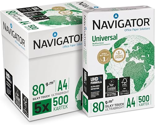 Papier premium Blanc 80 g/m2, A4 Navigator Universal