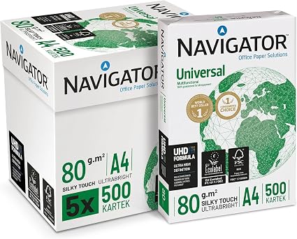 Navigator Universal - Papel multiusos para impresora - A4 80gr - 2500 hojas
