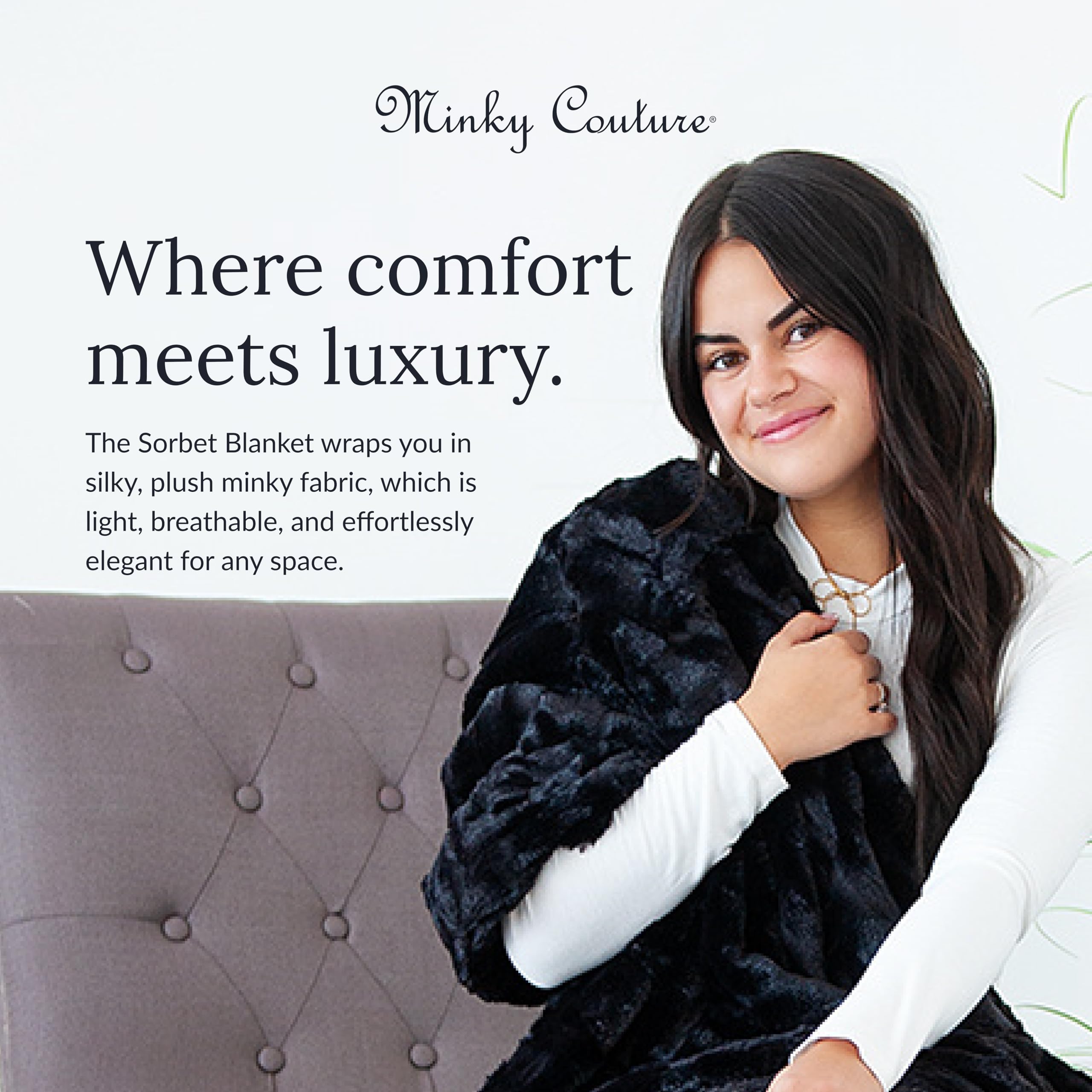 Amazon.com: Minky Couture Sorbet Blanket - Ultra-Soft Throw for