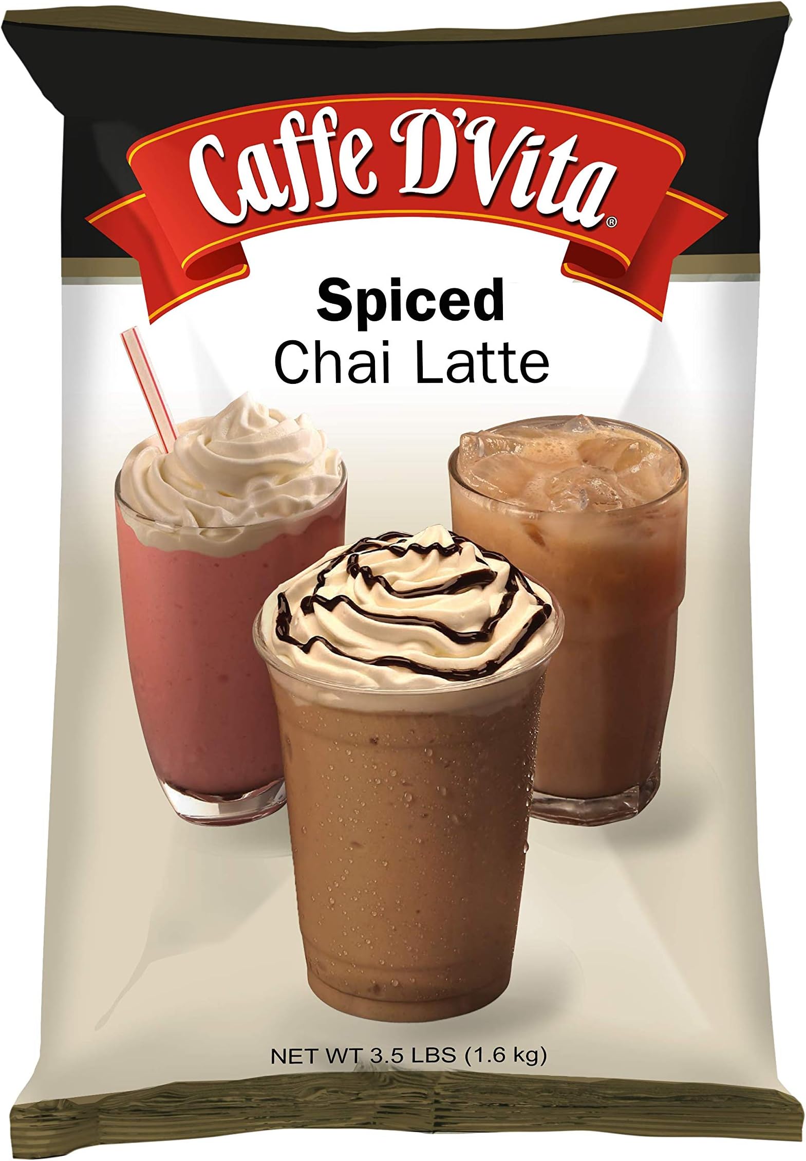 Caffe D’Vita Spiced Chai Latte Mix Chai Tea Latte Powder