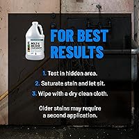 Vista 6 de CLR PRO Heavy Duty Limpiador de Manchas de Moho y Hongos sin Lejía, Botella de 1 Galón, Removedor de Manchas Multisuperficie Sin Perfume, Funciona